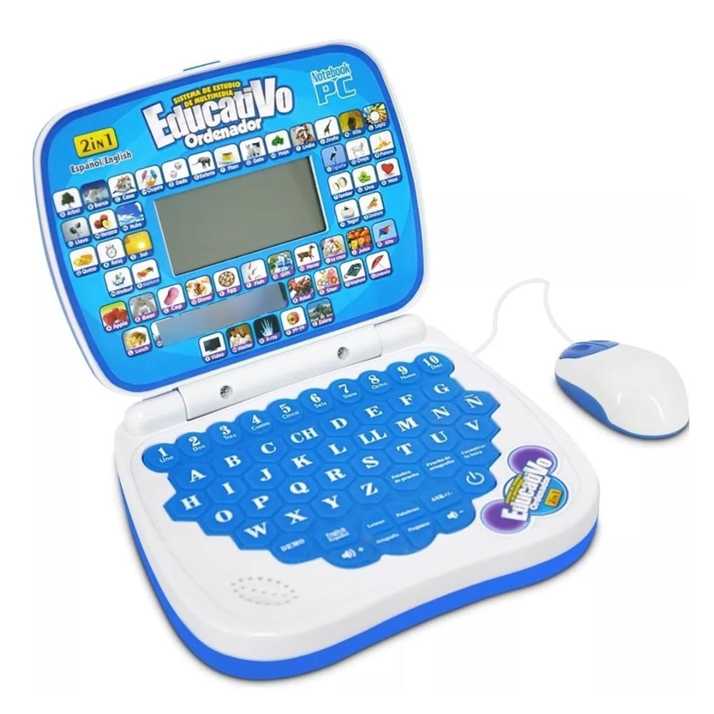 Foto 3 pulgar | Miniportátil Interactivo Genérico Azul Español-inglés para Niños - Venta Internacional