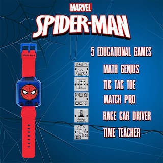 Foto 2 | Reloj Accutime Marvel Spider-man Digital Azul para Niños - Venta Internacional.
