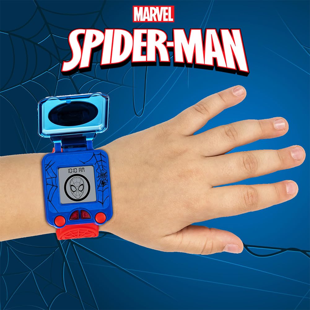 Foto 4 pulgar | Reloj Accutime Marvel Spider-man Digital Azul para Niños  - Venta Internacional.