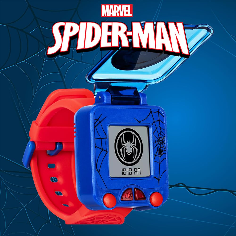 Foto 5 pulgar | Reloj Accutime Marvel Spider-man Digital Azul para Niños  - Venta Internacional.