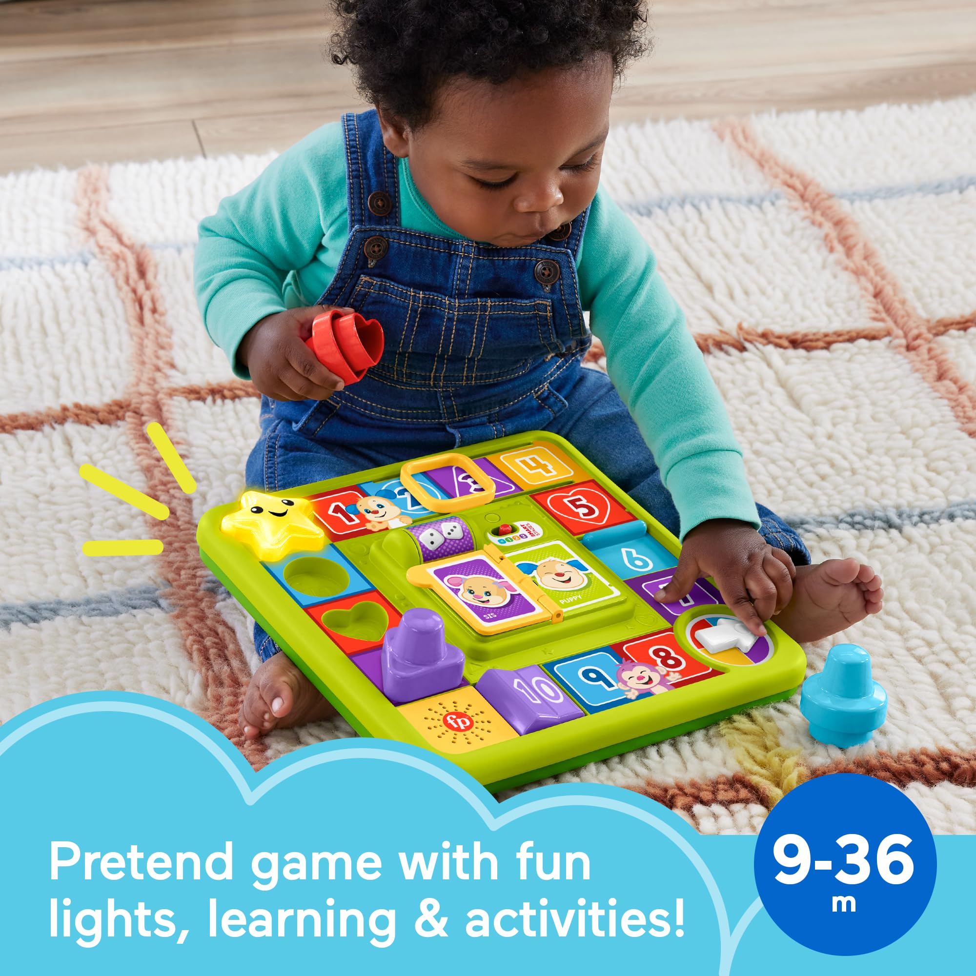 Foto 2 | Tablero De Actividades Para Cachorros Laugh & Learn De Toy Fisher-price - Venta Internacional.