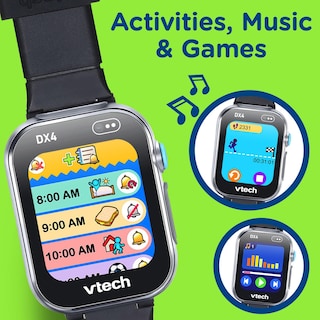 Foto 4 | Smartwatch Vtech Kidizoom Dx4 Con 2 Cámaras Y Reproductor De Música, Color Negro - Venta Internacional.