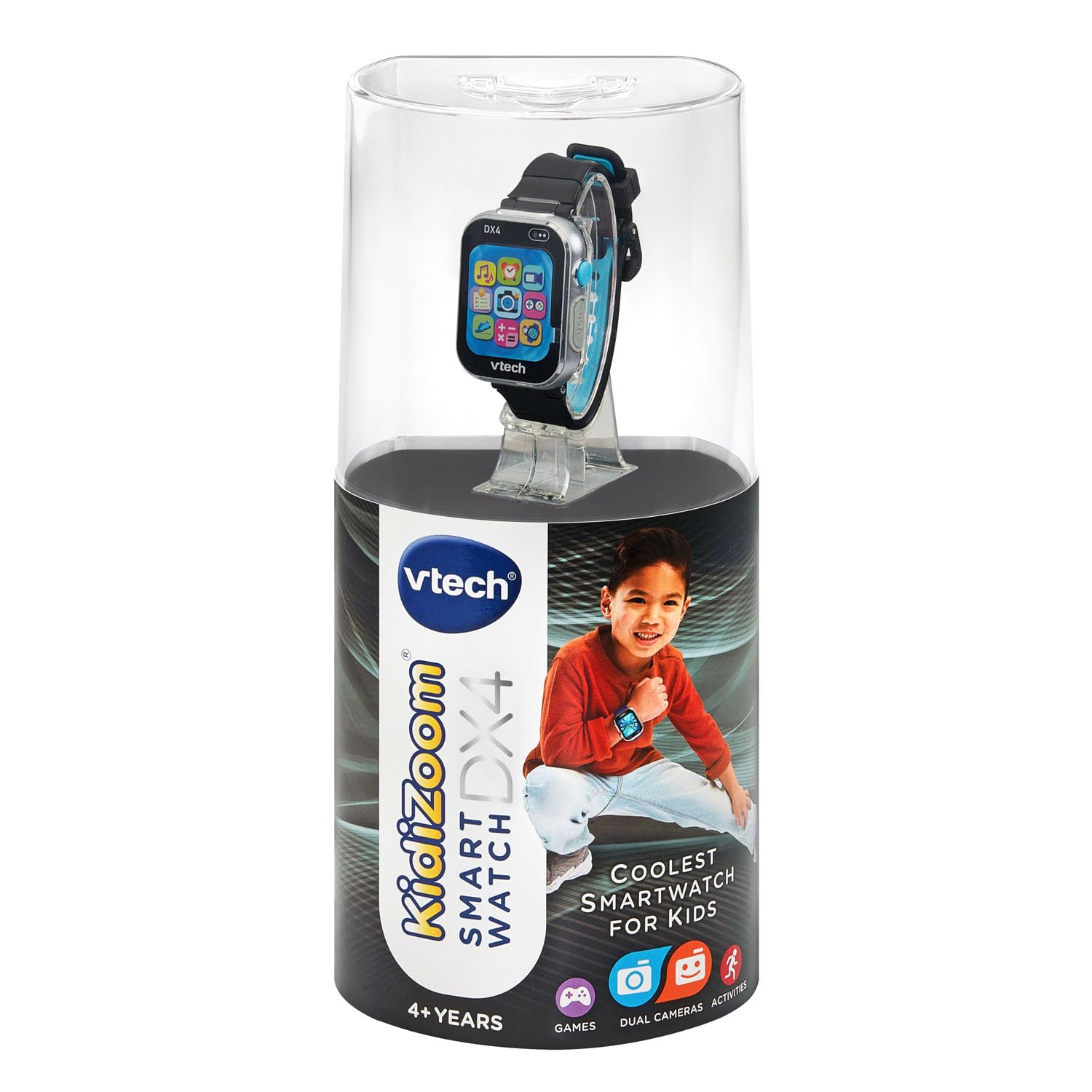 Foto 8 pulgar | Smartwatch Vtech Kidizoom Dx4 Con 2 Cámaras Y Reproductor De Música, Color Negro - Venta Internacional.