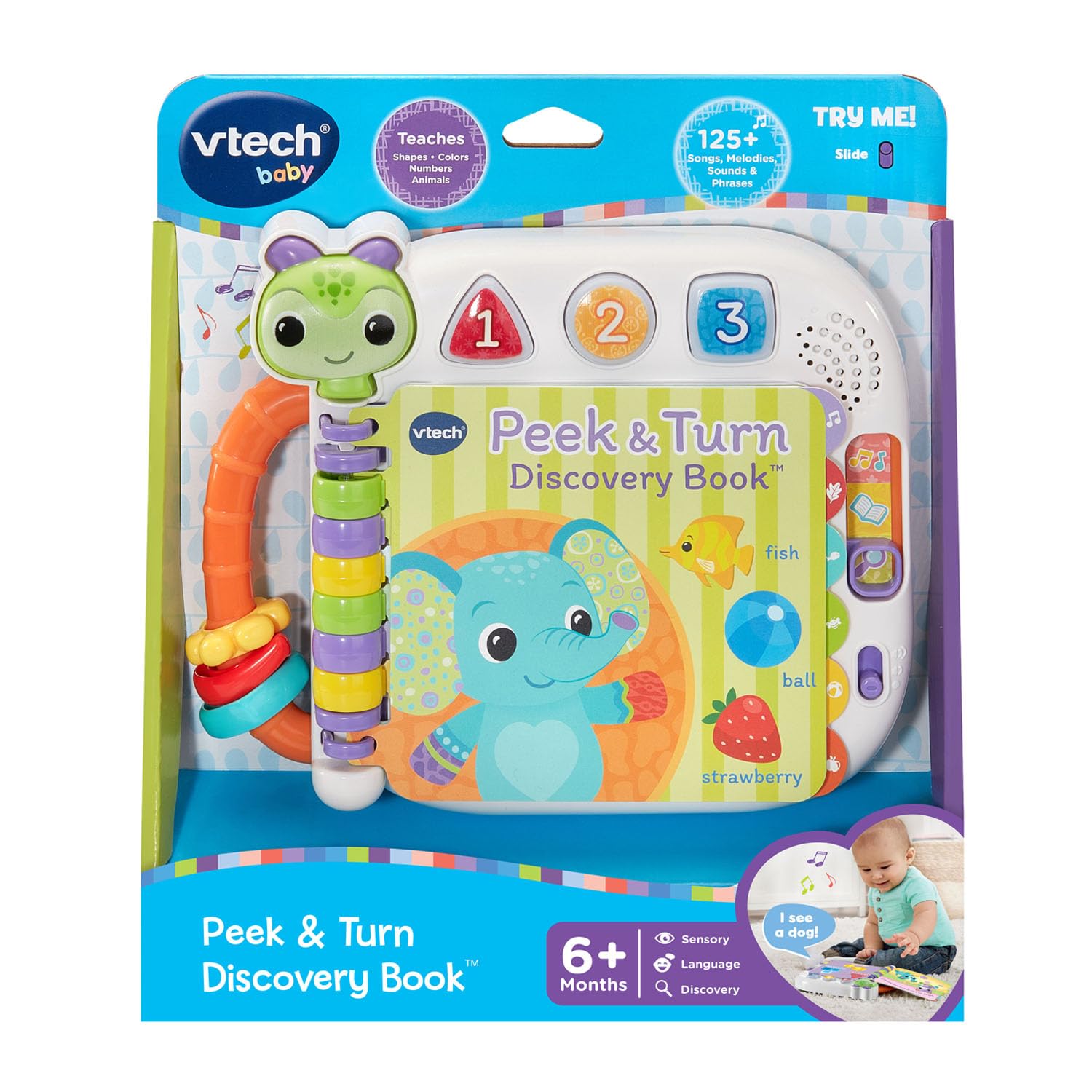 Foto 8 pulgar | Reserve Vtech Baby Peek And Turn Discovery Durante Más De 6 Meses - Venta Internacional.