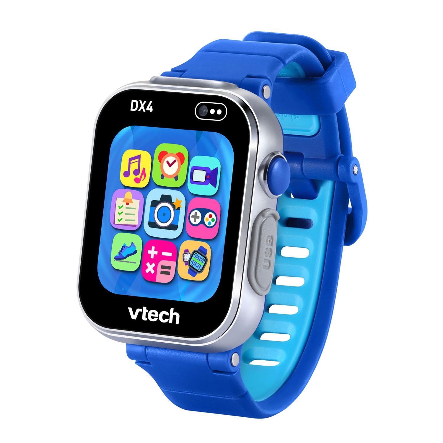 Reloj Inteligente Vtech Kidizoom Dx4 Con 2 Cámaras, Azul, Más De 4 Años - Venta Internacional.