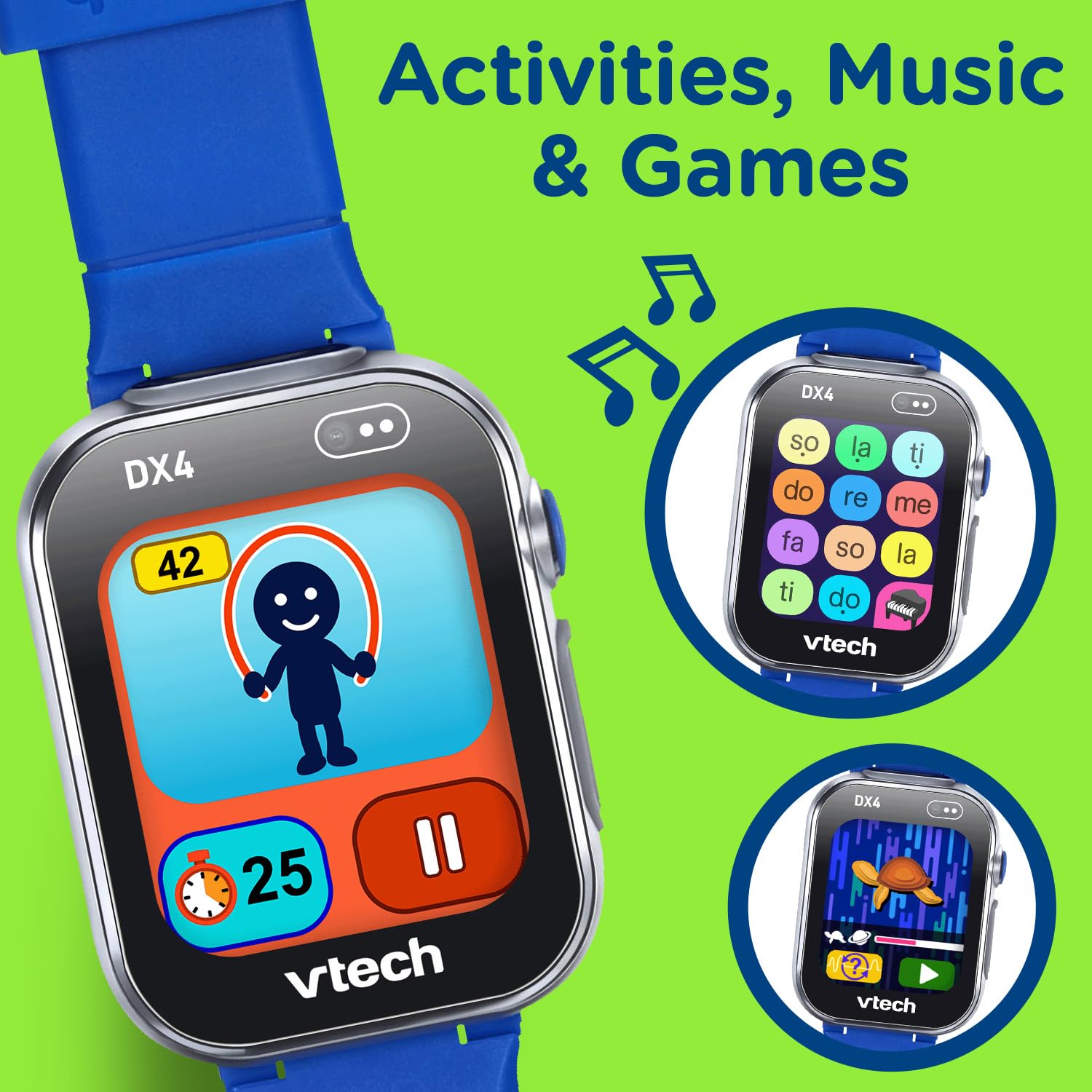 Foto 4 | Reloj Inteligente Vtech Kidizoom Dx4 Con 2 Cámaras, Azul, Más De 4 Años - Venta Internacional.