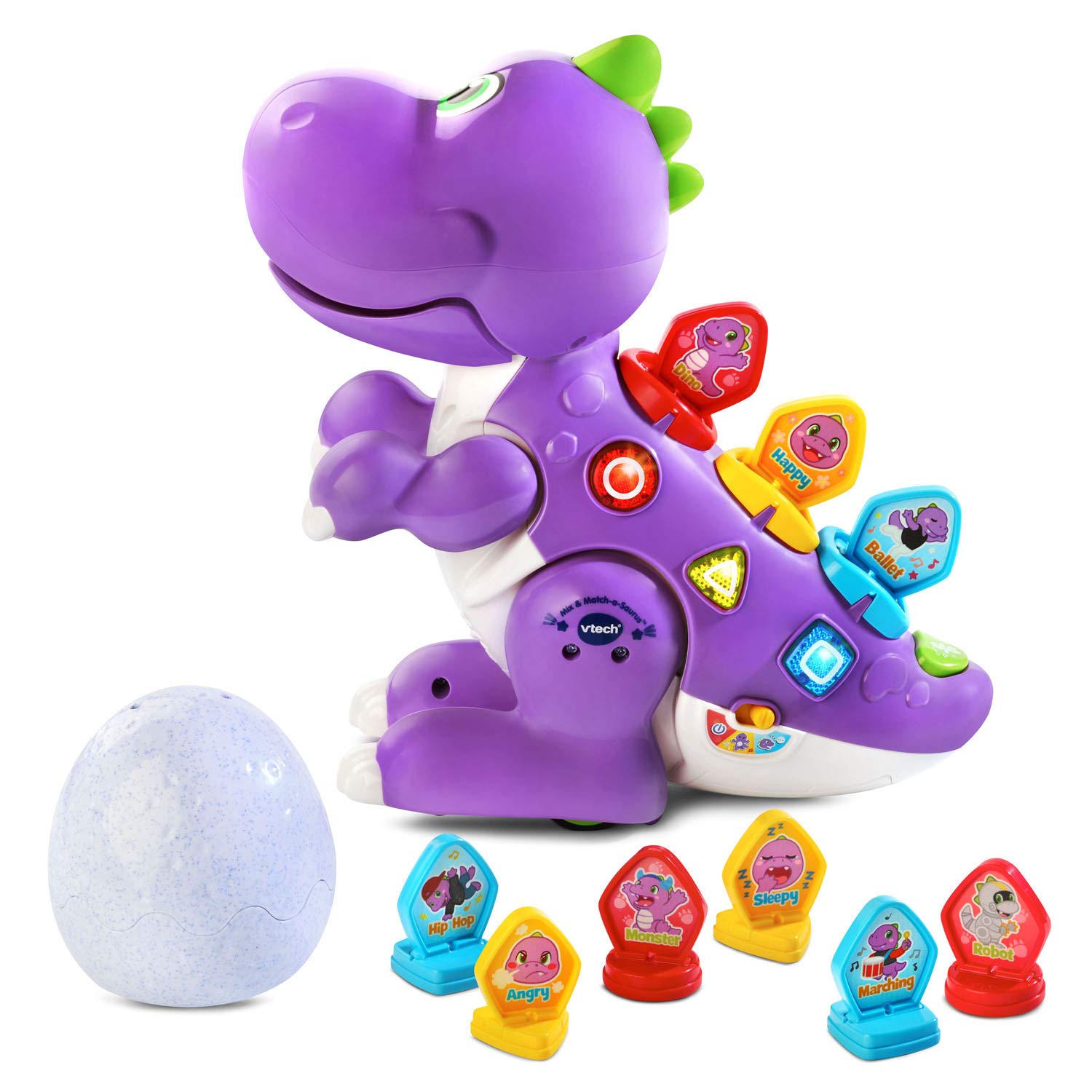 Foto 2 | Toy Vtech Mix Y Match-a-saurus Purple Con 27 Combinaciones - Venta Internacional.