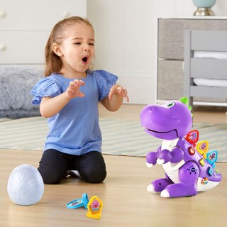 Foto 6 | Toy Vtech Mix Y Match-a-saurus Purple Con 27 Combinaciones - Venta Internacional.
