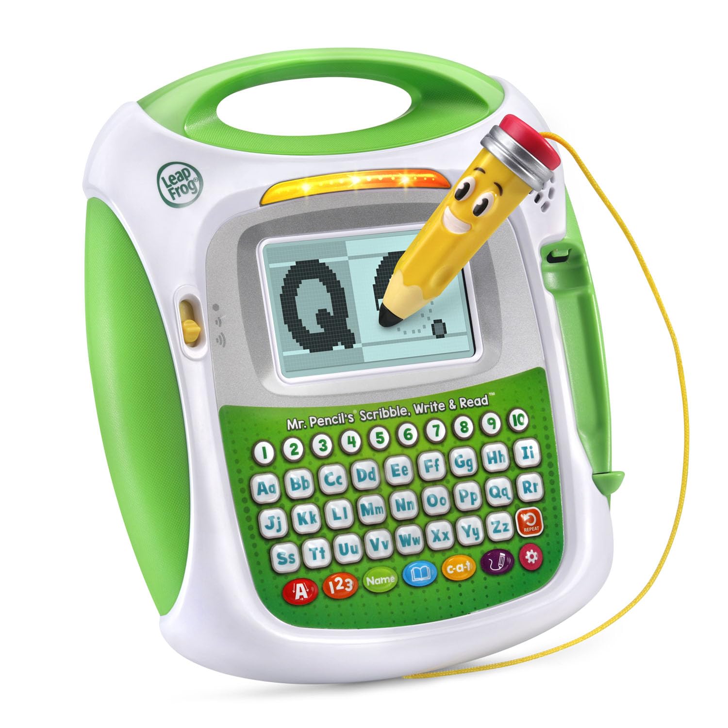 Lápiz Toy Leapfrog Mr Pencil Para Garabatear, Escribir Y Leer En Verde Durante Más De 3 Años - Venta Internacional.