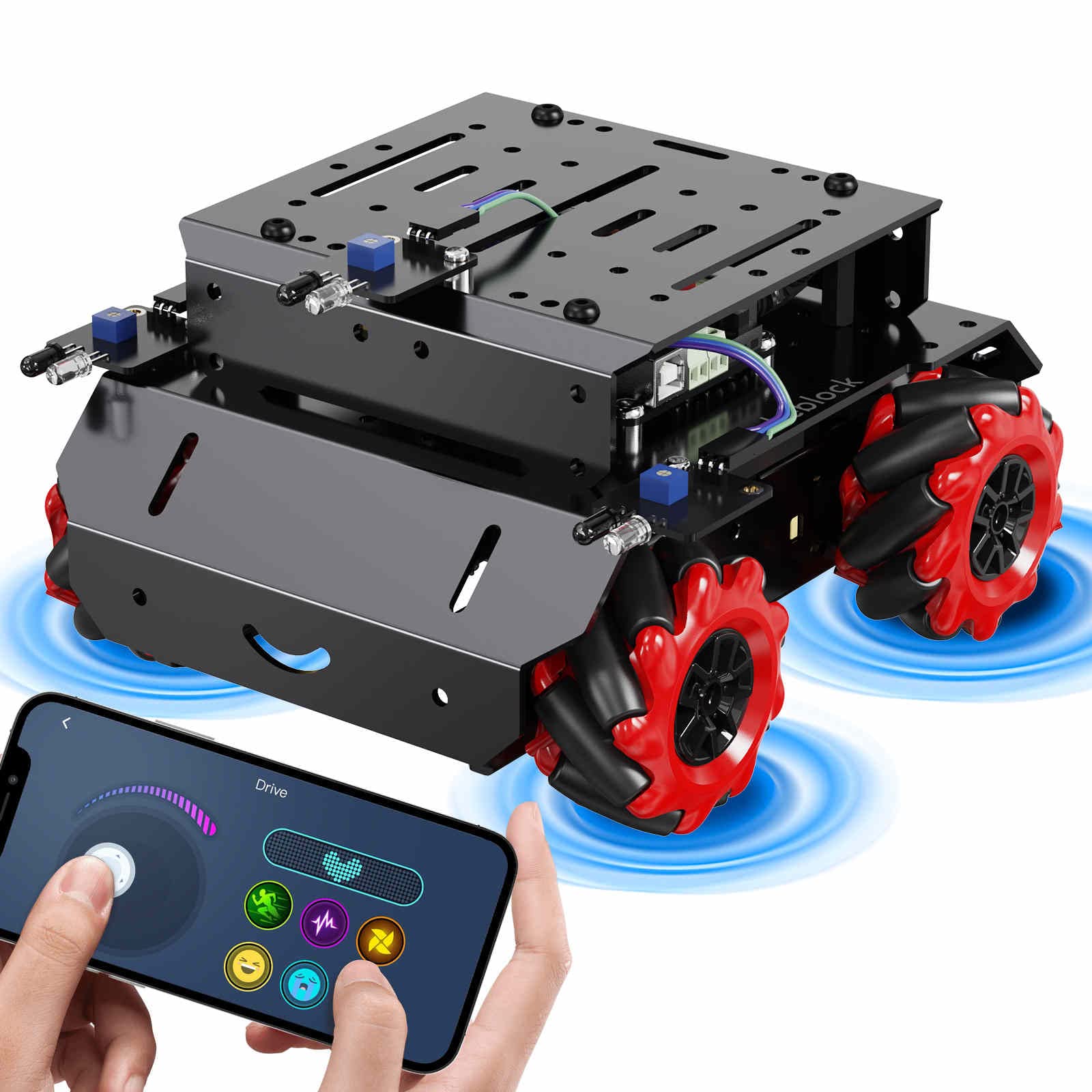 Foto 2 pulgar | Kit De Robots Makeblock Mbot Mega Con Ruedas Mecanum Para Niños Mayores De 12 Años - Venta Internacional.