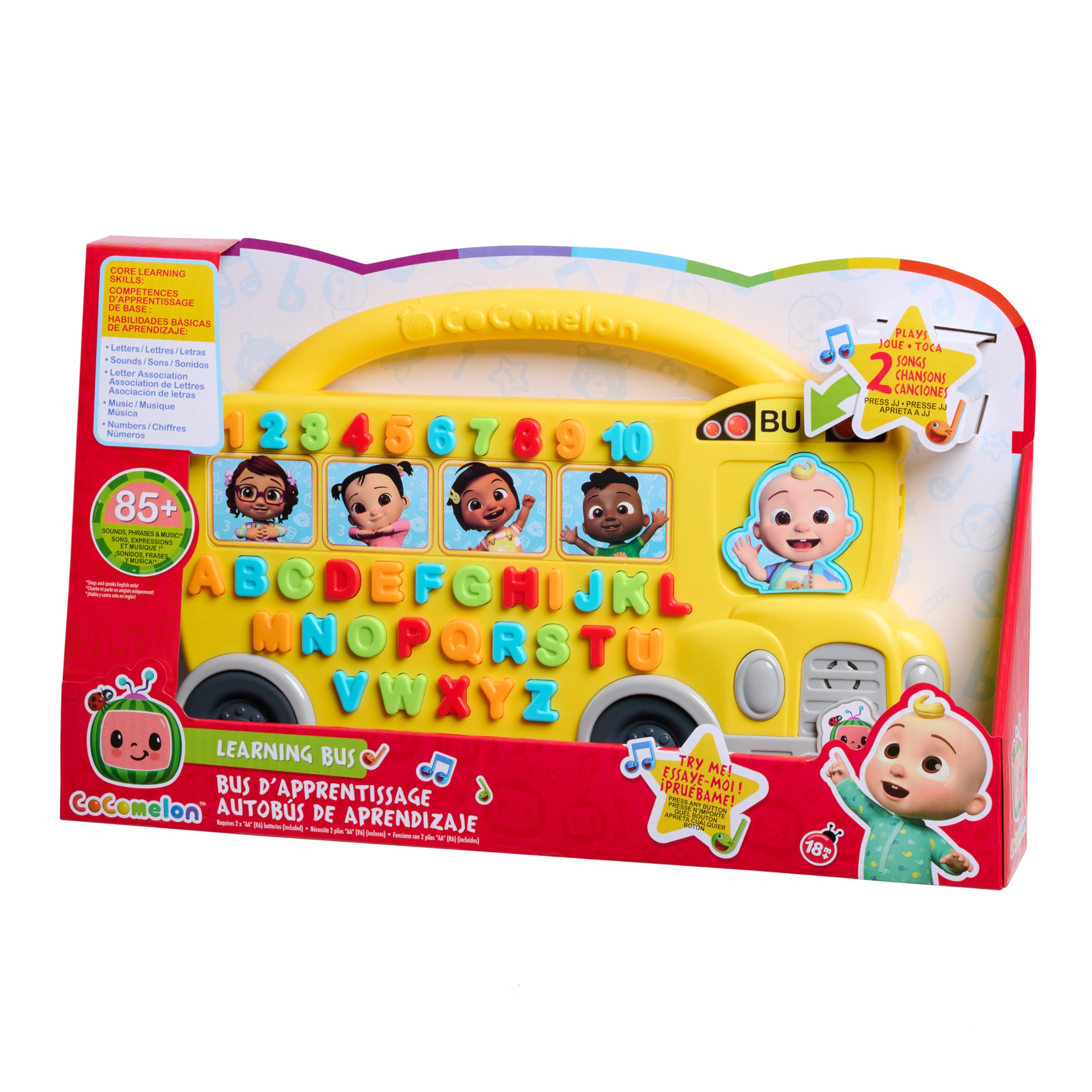 Foto 2 pulgar | Toy Learning Bus Just Play Cocomelon, Más De 85 Frases, Más De 18 Millones - Venta Internacional.
