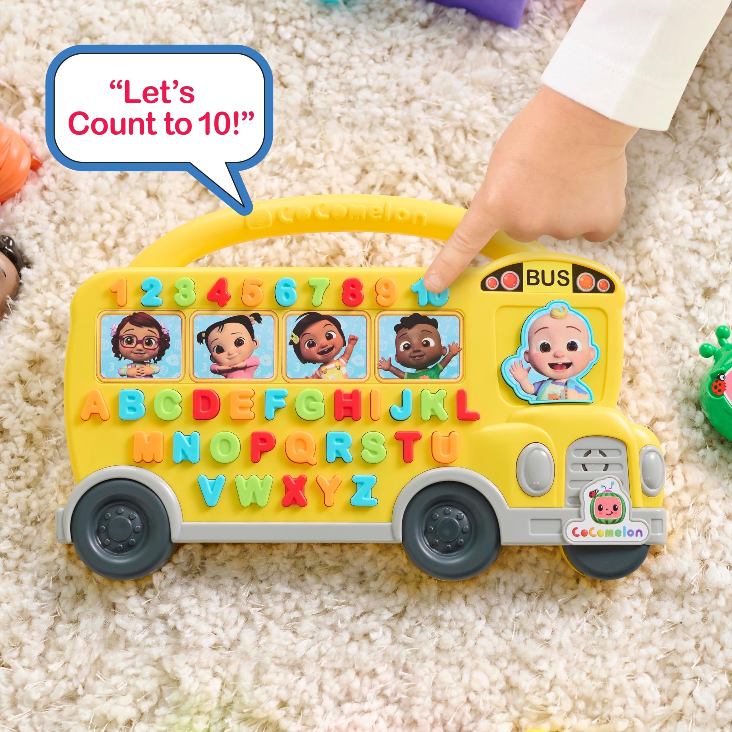 Foto 3 pulgar | Toy Learning Bus Just Play Cocomelon, Más De 85 Frases, Más De 18 Millones - Venta Internacional.
