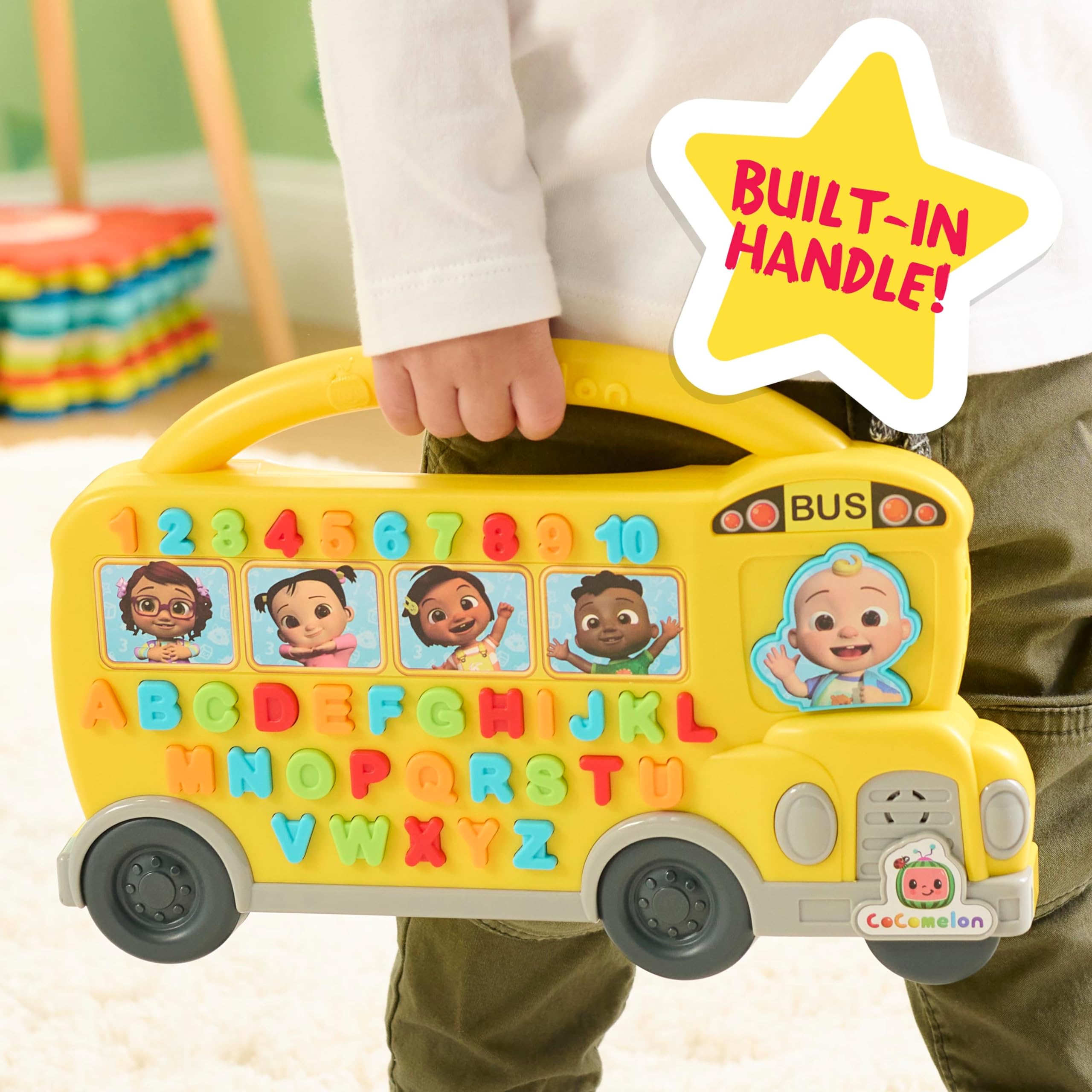 Foto 4 pulgar | Toy Learning Bus Just Play Cocomelon, Más De 85 Frases, Más De 18 Millones - Venta Internacional.