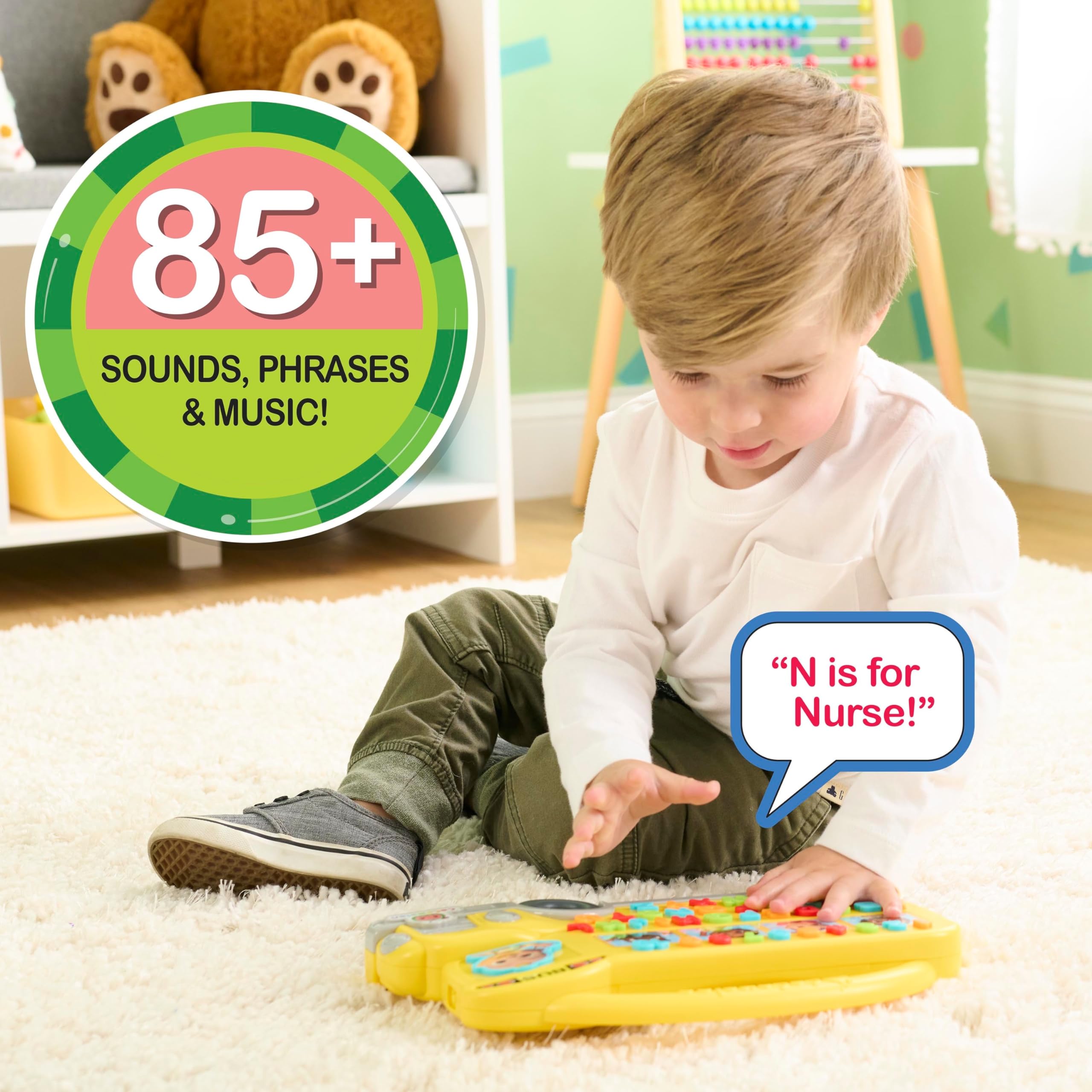 Foto 7 pulgar | Toy Learning Bus Just Play Cocomelon, Más De 85 Frases, Más De 18 Millones - Venta Internacional.