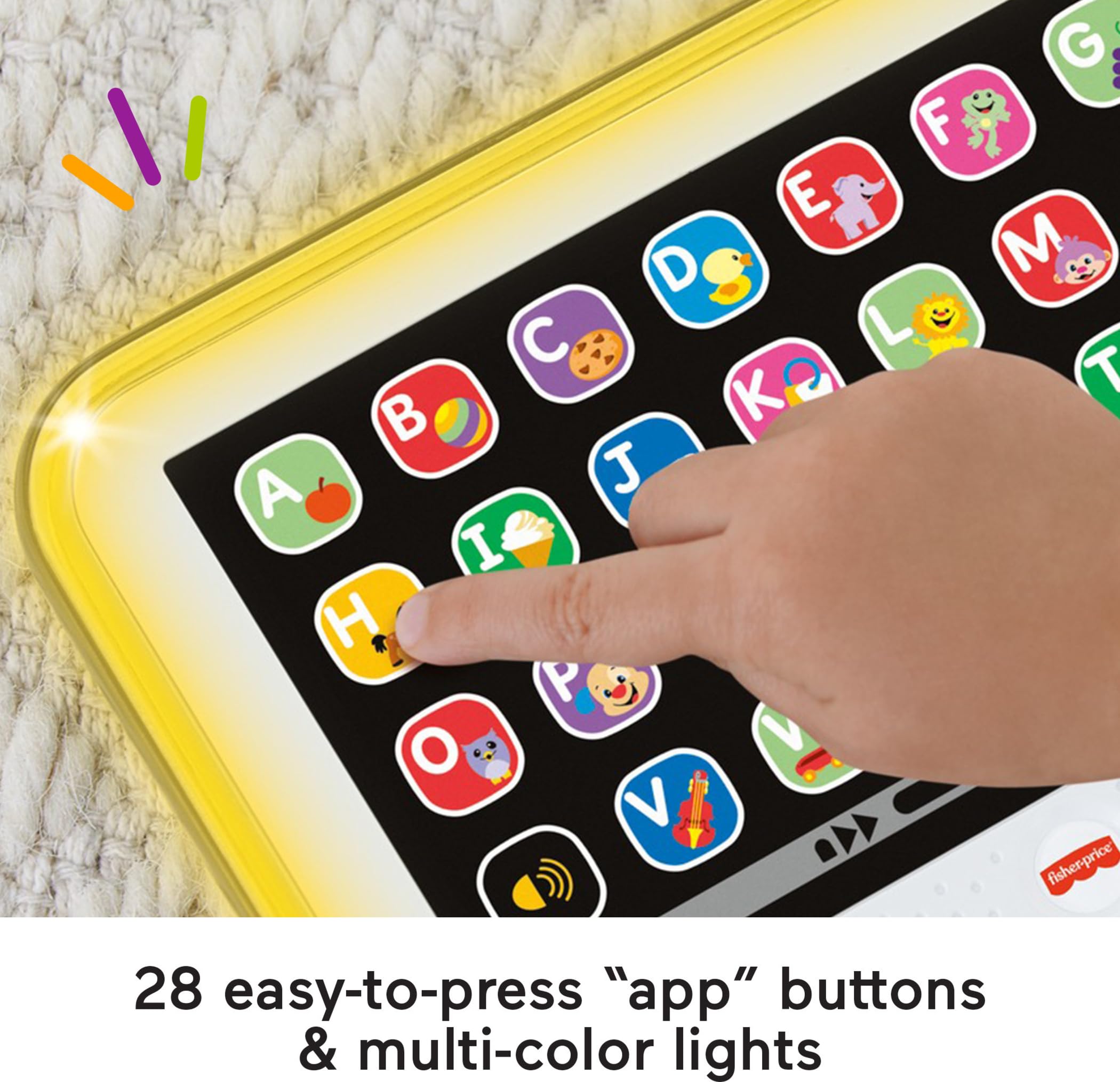 Foto 4 | Juguete Didáctico Fisher-Price Laugh & Learn Smart Stages Tablet - Venta Internacional