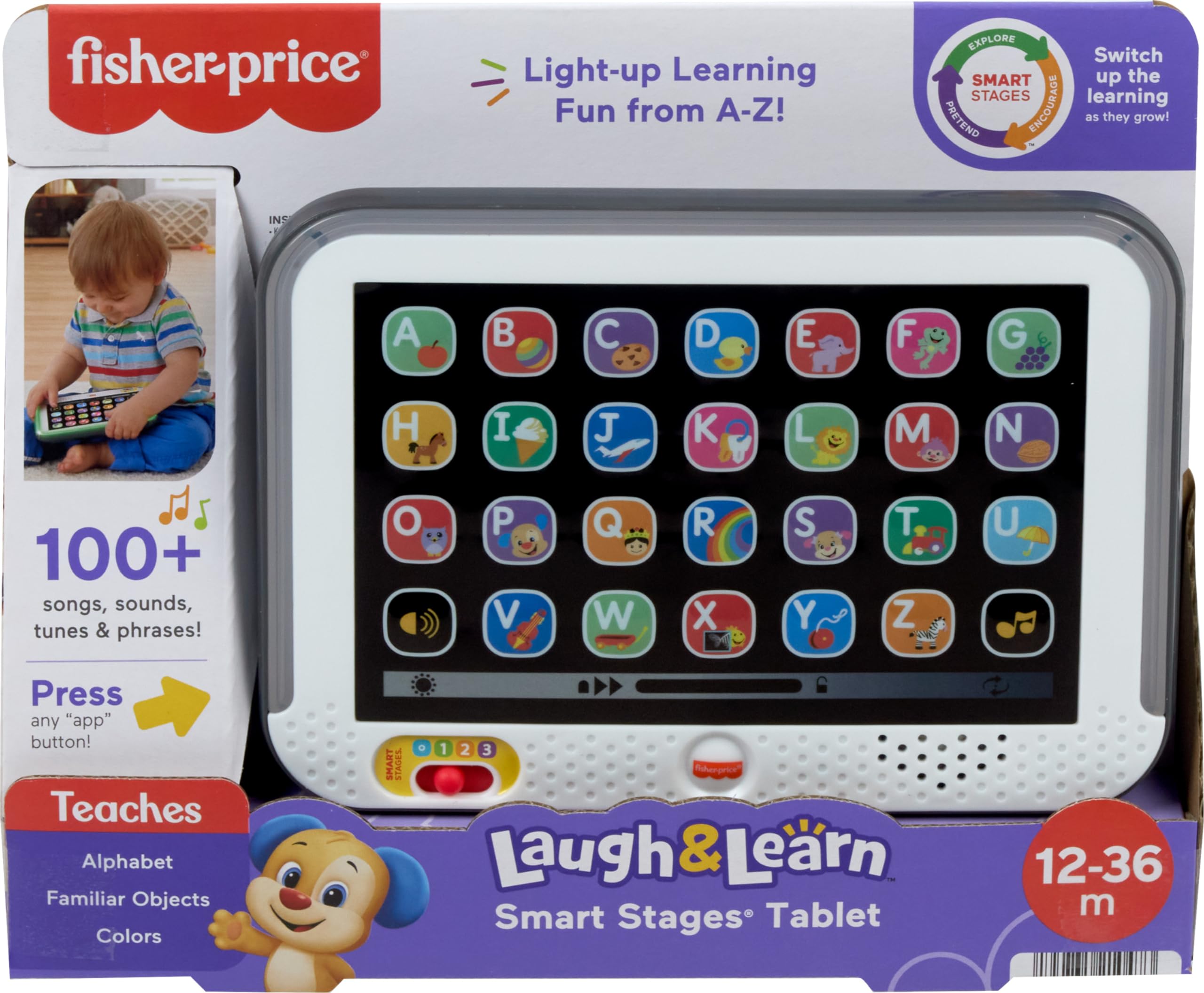 Foto 7 pulgar | Juguete Didáctico Fisher-Price Laugh & Learn Smart Stages Tablet - Venta Internacional