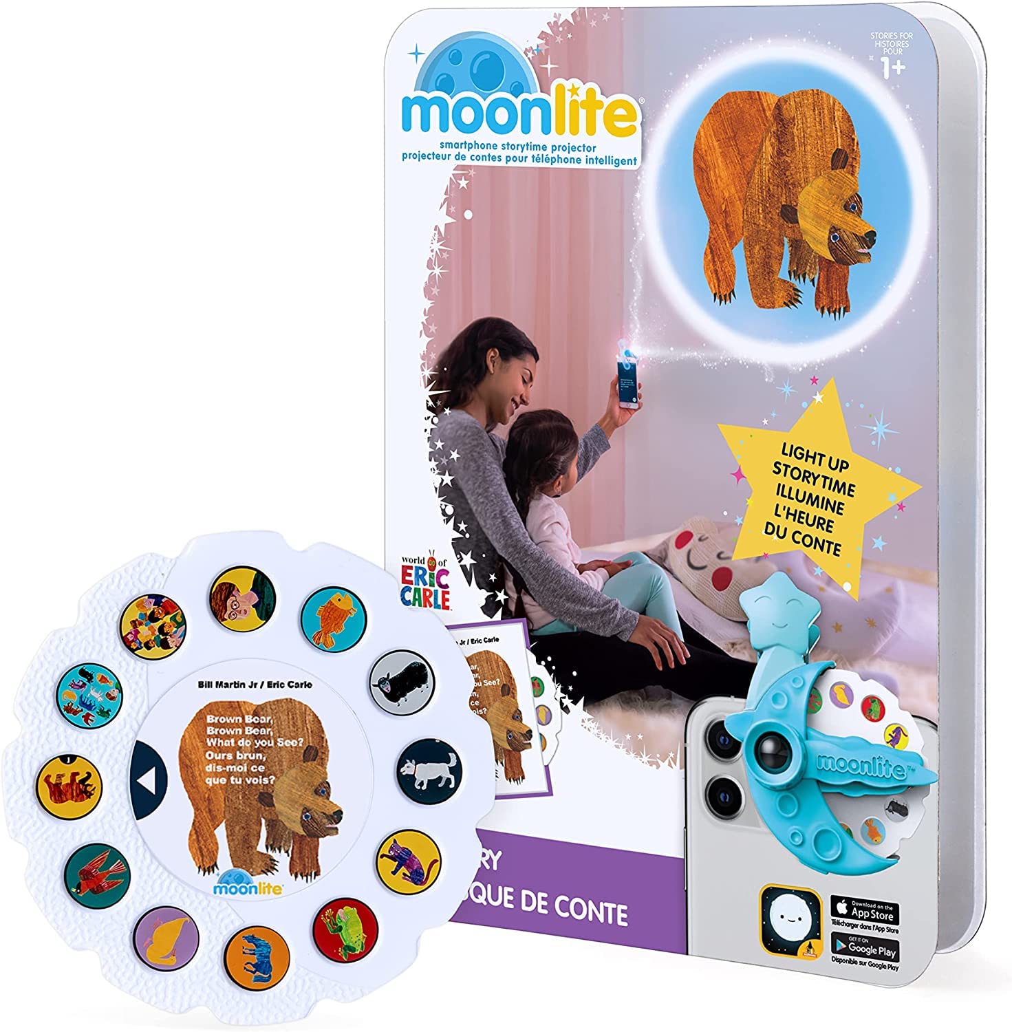 Foto 2 pulgar | Proyector de Linterna Storybook Reels Moonlite Diseño de Oso Pardo - Venta Internacional
