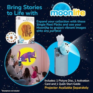Foto 2 | Proyector de Linterna Storybook Reels Moonlite Diseño de Oso Pardo - Venta Internacional