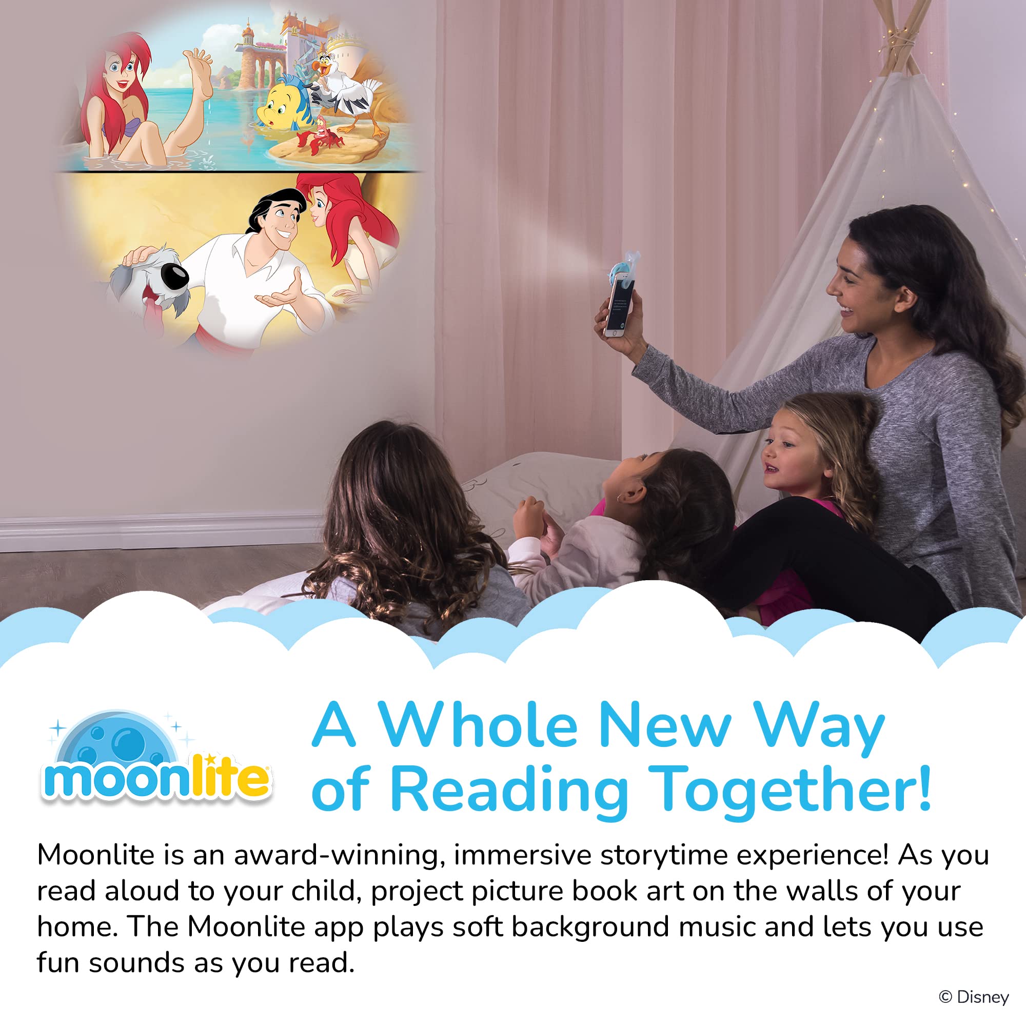 Foto 3 | Proyector de Linterna Storybook Reels Moonlite Diseño de Oso Pardo - Venta Internacional