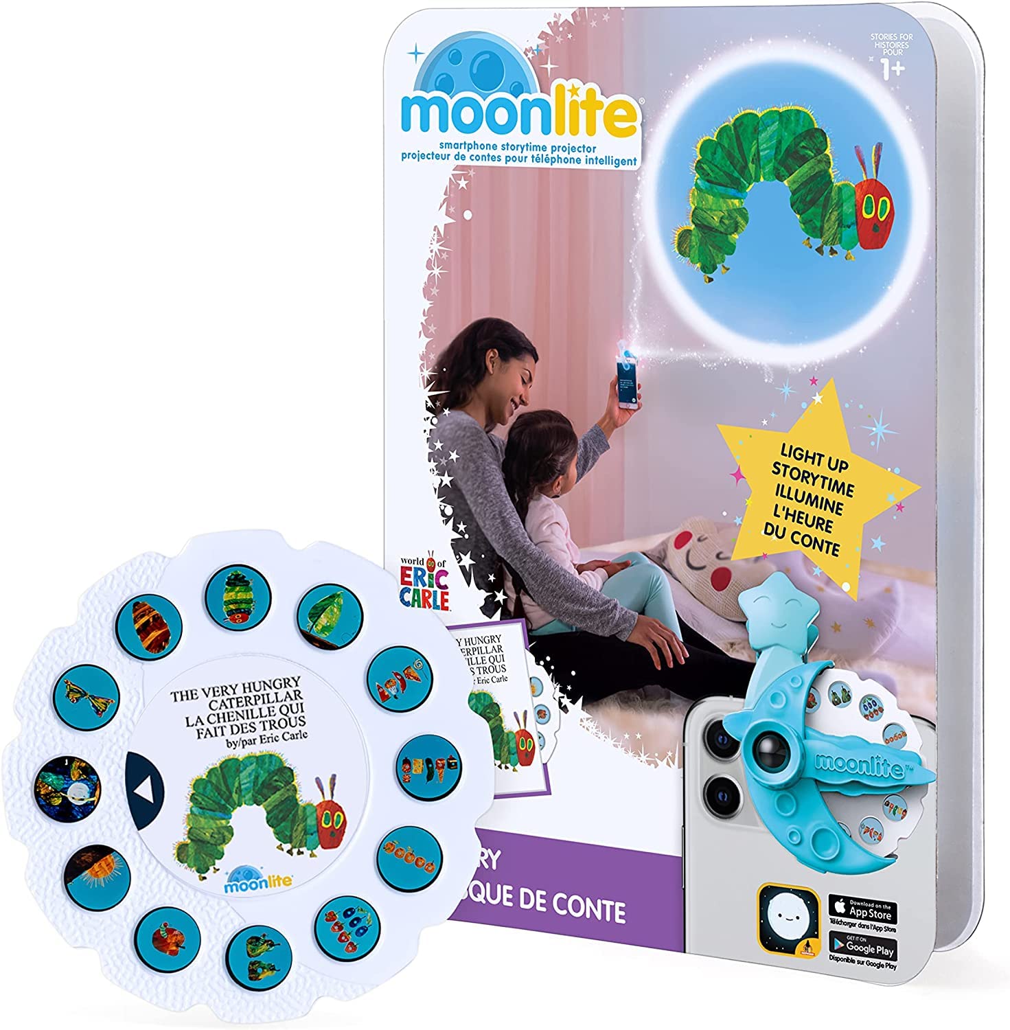 Proyector de Cuentos Moonlite The Very Hungry Caterpillar para Niños - Venta Internacional