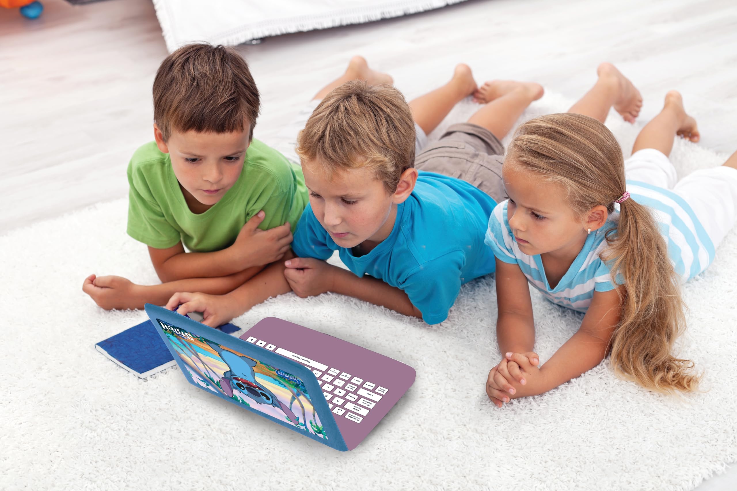 Foto 5 pulgar | Laptop Educativa Lexibook Disney Stitch Bilingüe 124 Actividades - Venta Internacional
