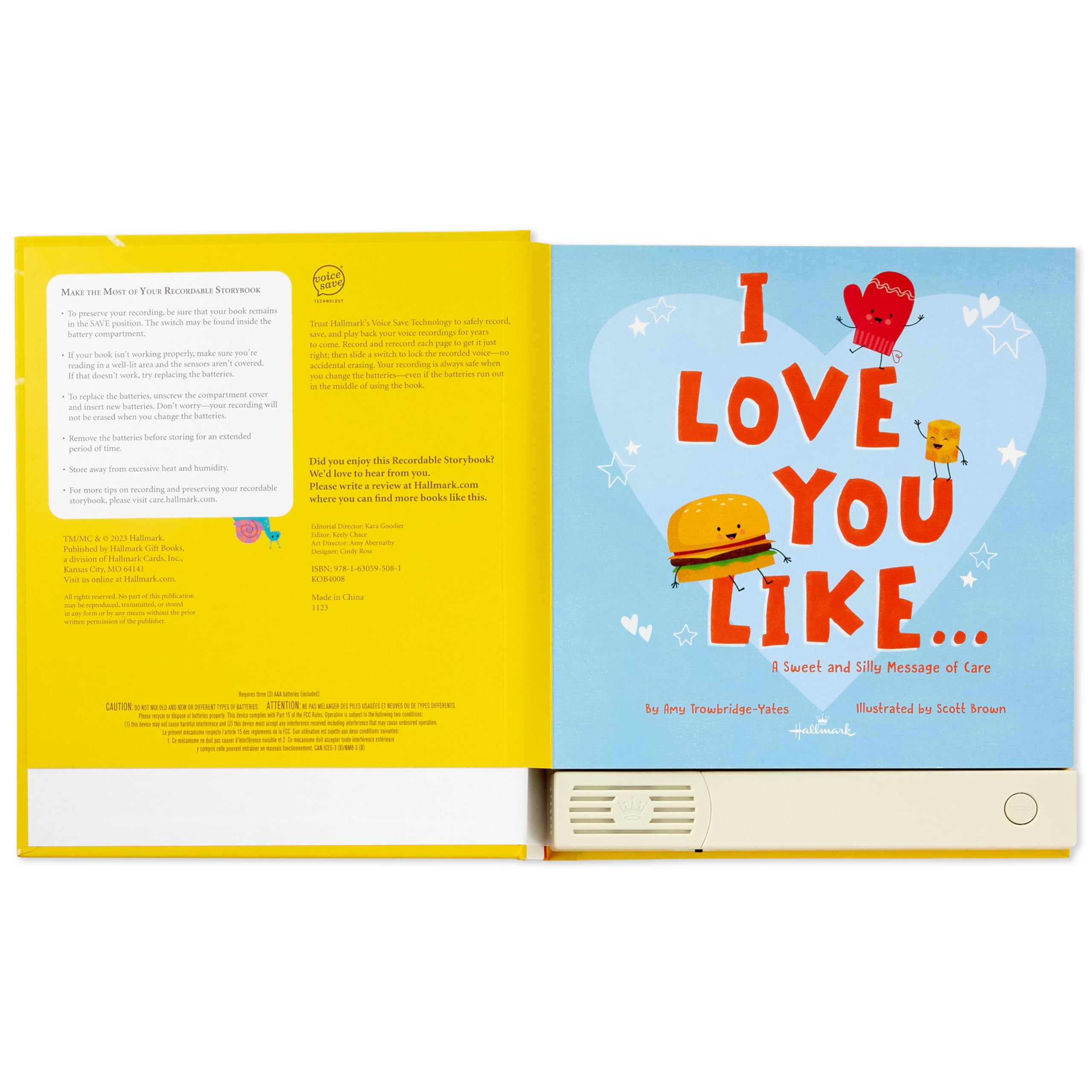 Foto 6 pulgar | Libro De Cuentos Grabable Hallmark I Love You Like... Niños - Venta Internacional.