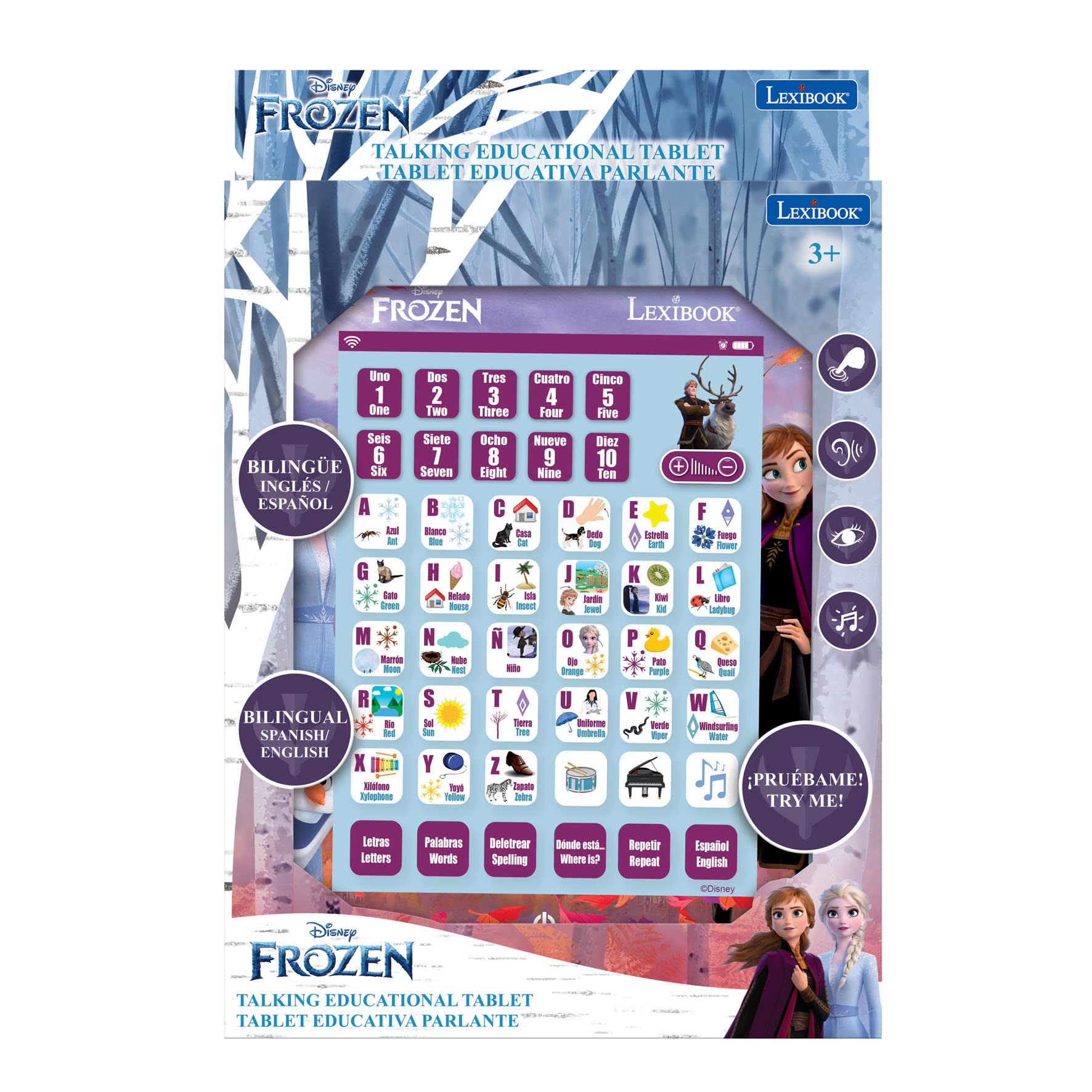 Foto 4 pulgar | Tableta Educativa De Aprendizaje Bilingüe Lexibook Disney Frozen - Venta Internacional.