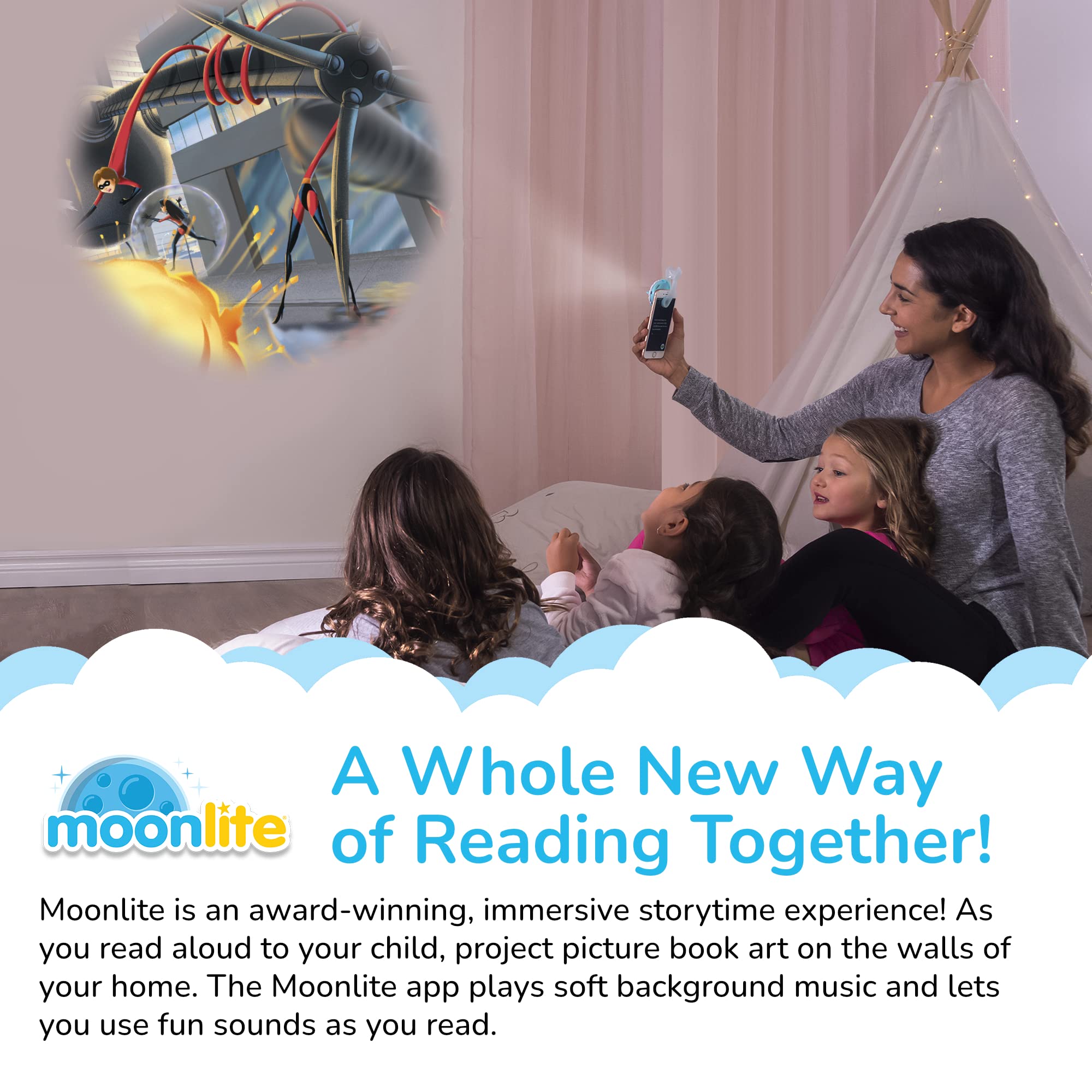Foto 4 pulgar | Storybook Reel Moonlite Los Increíbles Para Niños De 1 Año O Más - Venta Internacional.