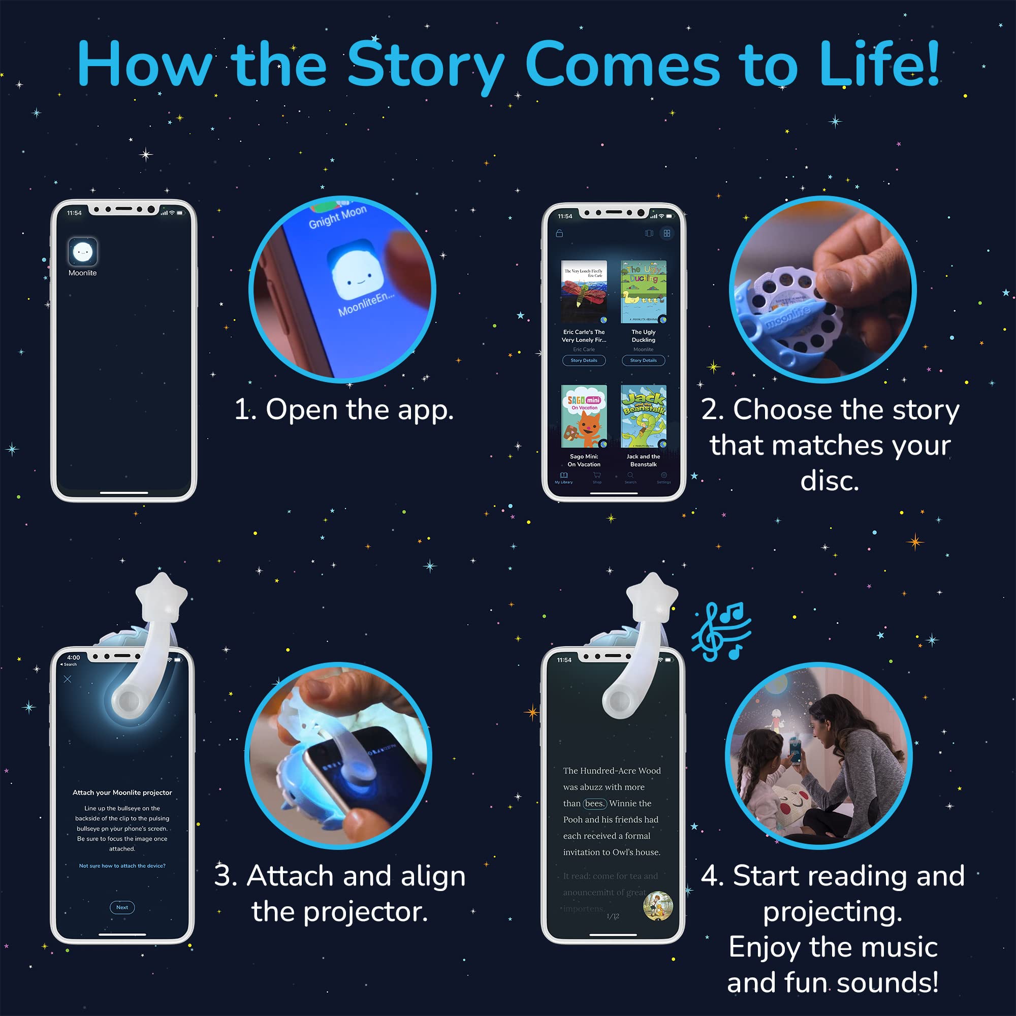 Foto 6 pulgar | Storybook Reel Moonlite Los Increíbles Para Niños De 1 Año O Más - Venta Internacional.