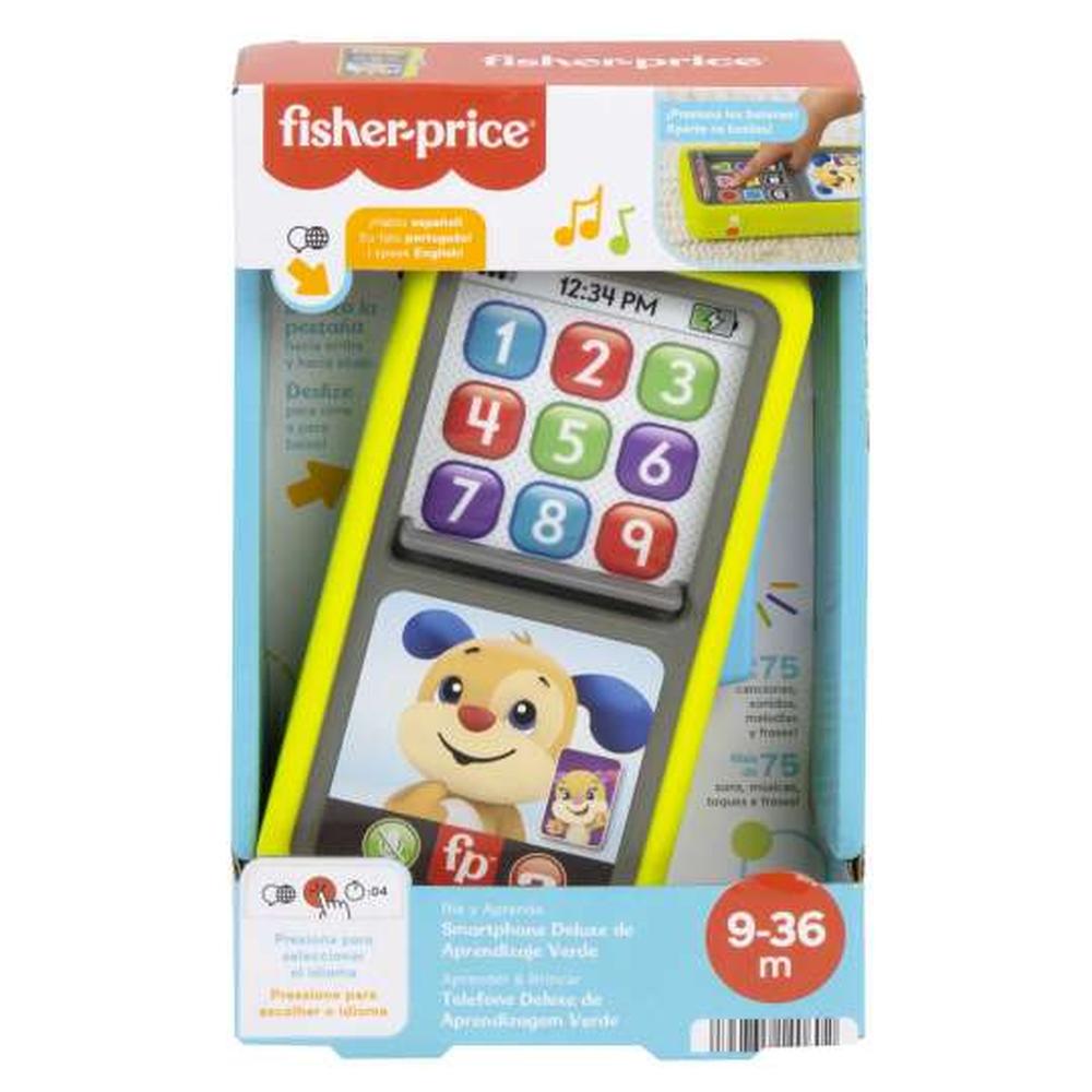 Fisher Price: Smartphone Deluxe De Aprendizaje Verde