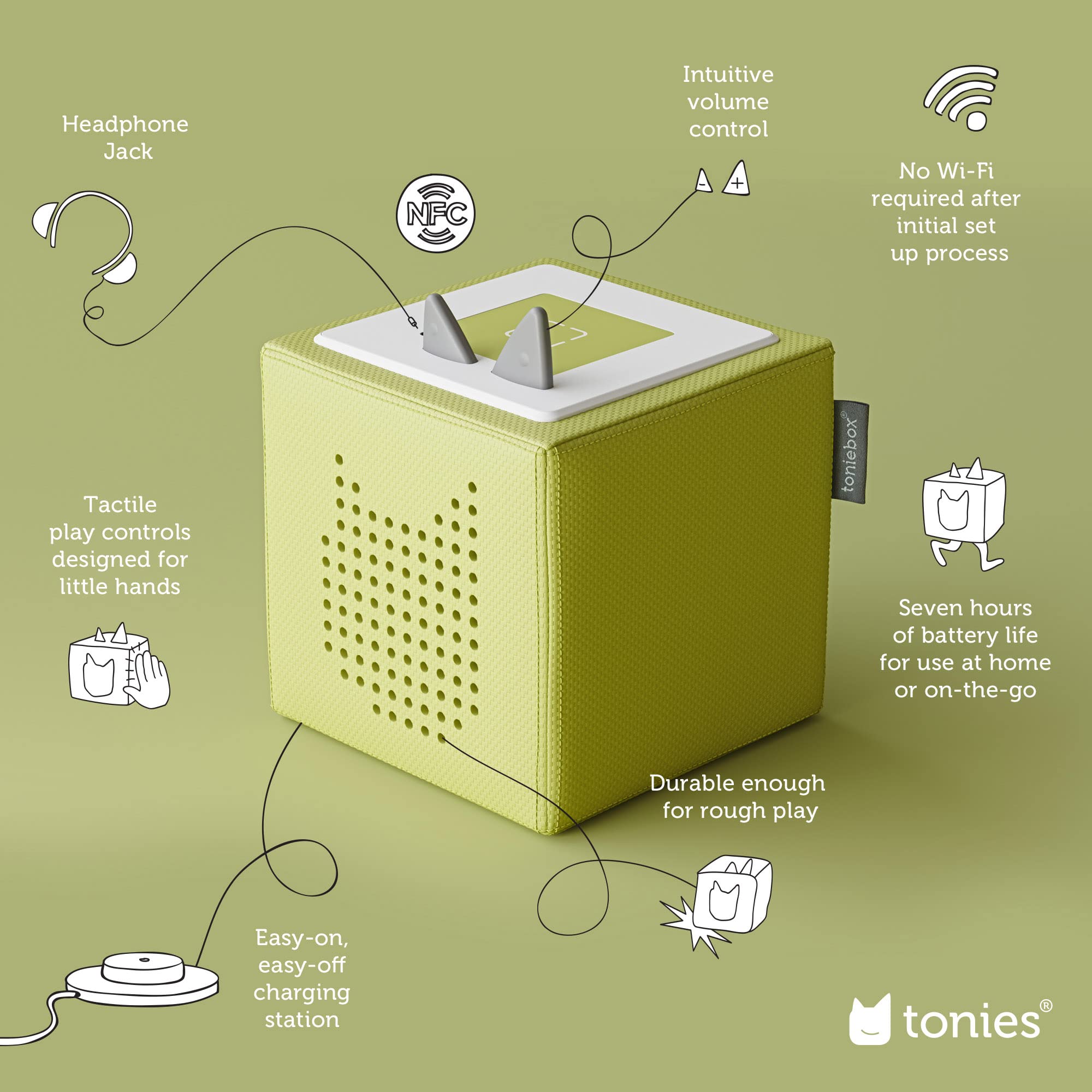 Foto 3 | Set De Inicio De Reproductor De Audio Toniebox Con National Geographic - Venta Internacional.