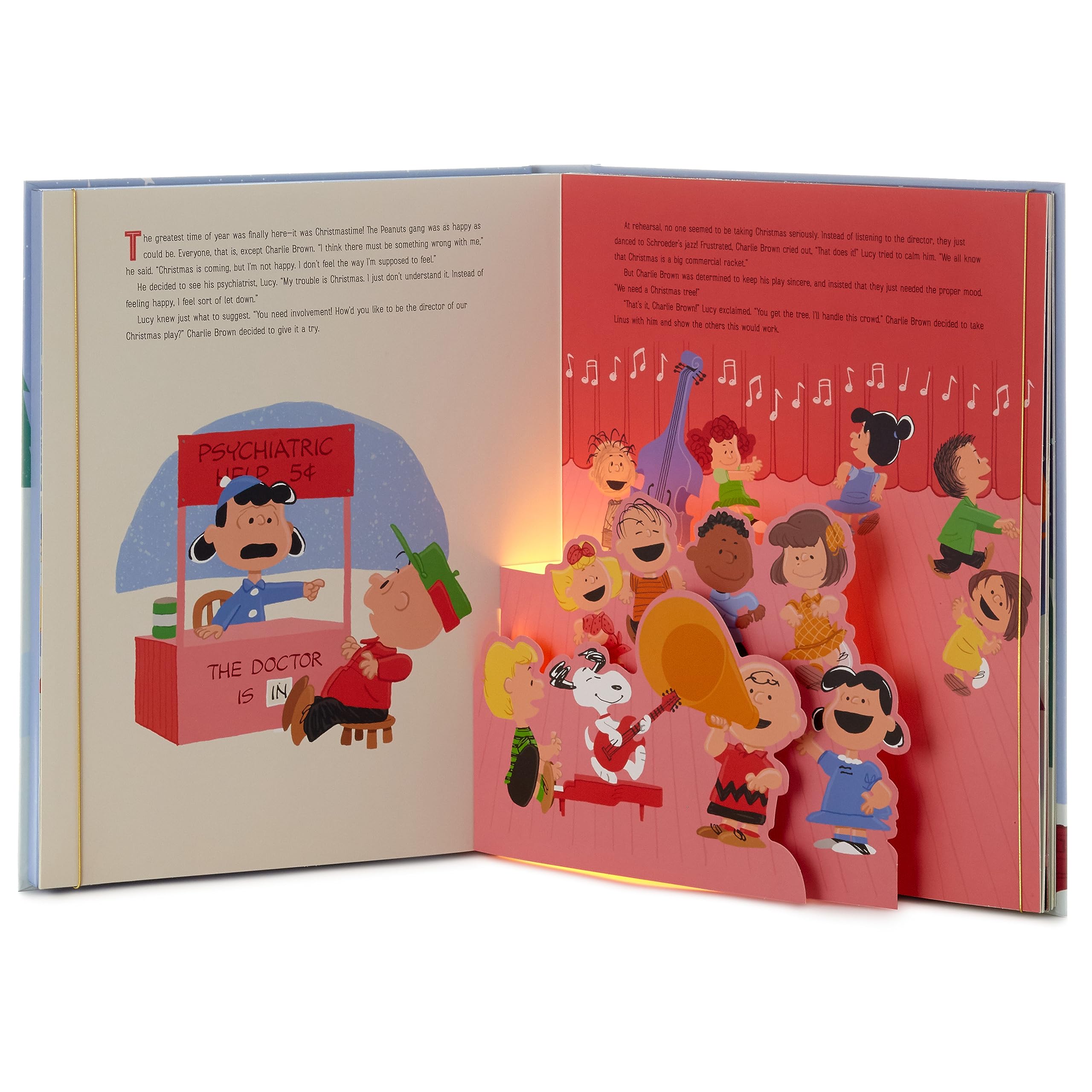 Foto 5 pulgar | Libro Hallmark Peanuts Una Navidad de Charlie Brown con Sonido - Venta Internacional