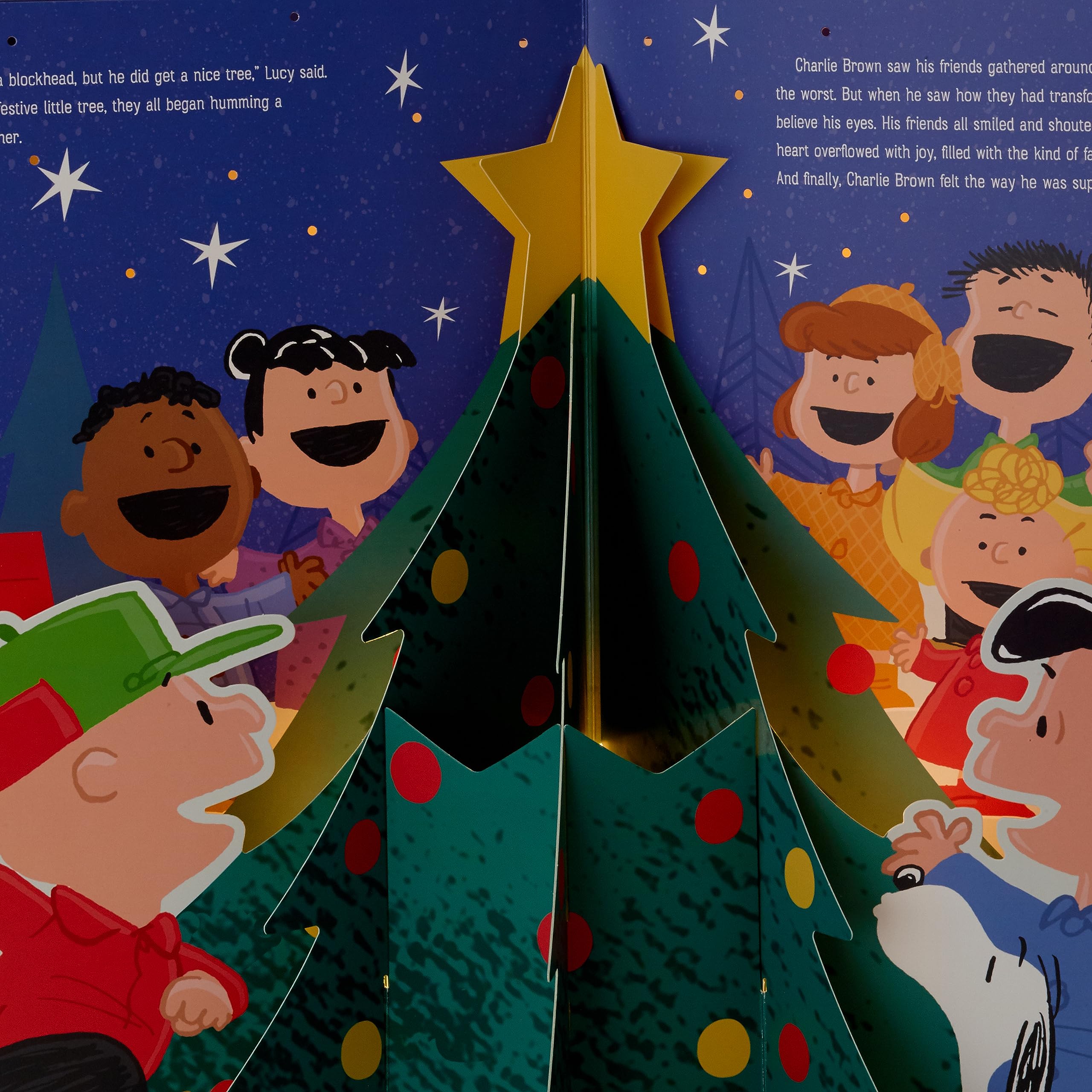 Foto 7 pulgar | Libro Hallmark Peanuts Una Navidad de Charlie Brown con Sonido - Venta Internacional