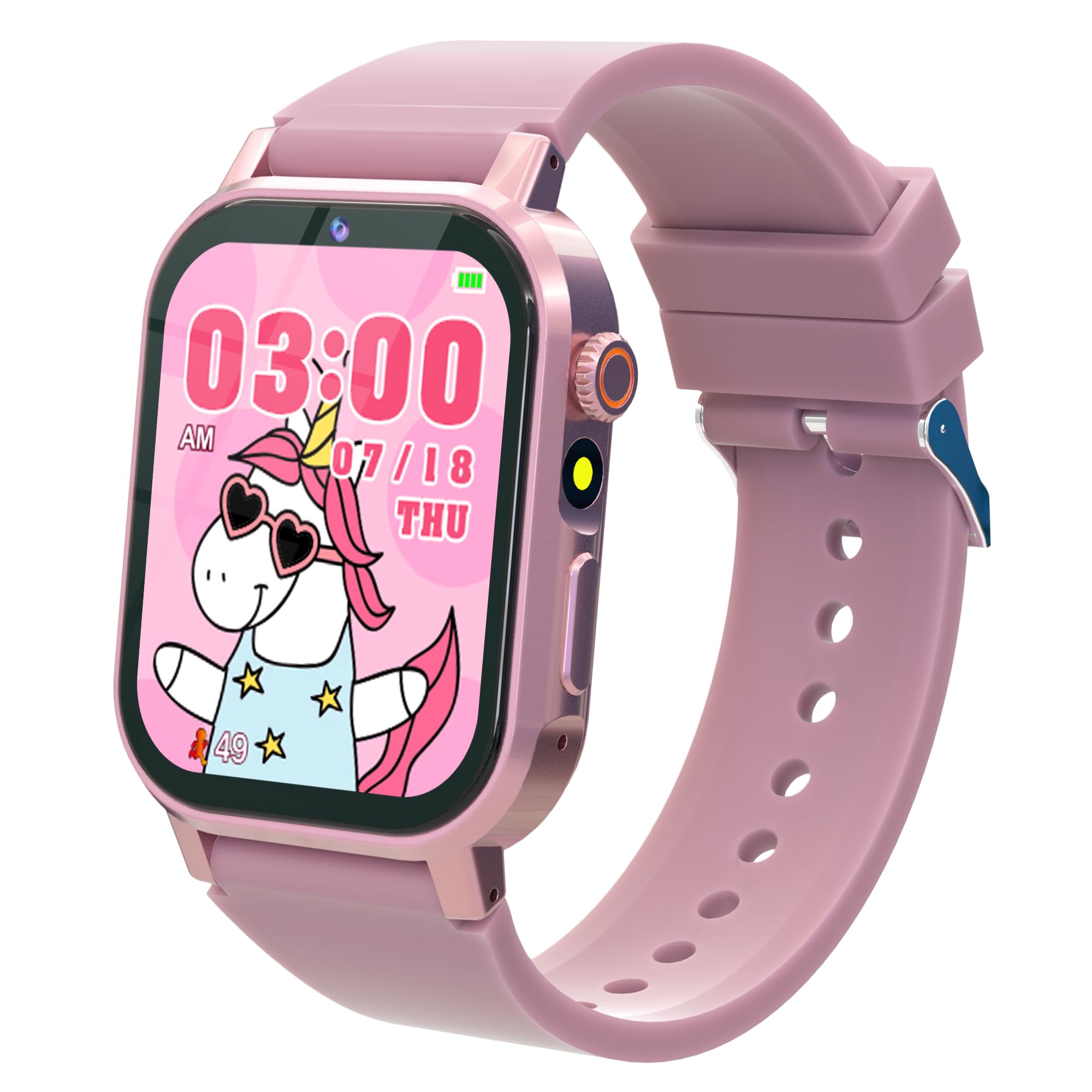 Foto 2 pulgar | Reloj Inteligente Phyulls Rosa Infantil-Venta Internacional