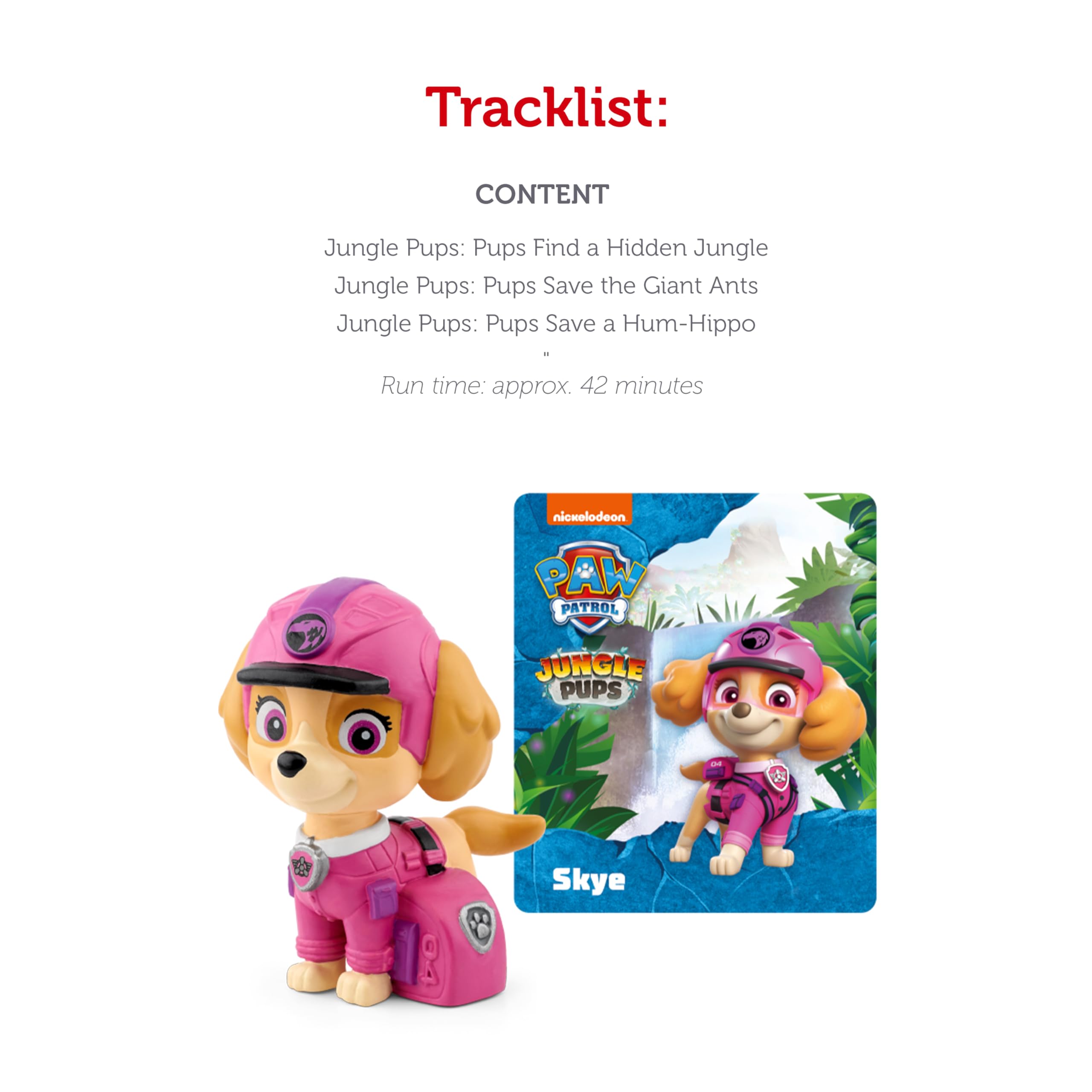 Foto 5 pulgar | Tonies Skye, Personaje De Reproducción De Audio De Paw Patrol Jungle Pups - Venta Internacional.