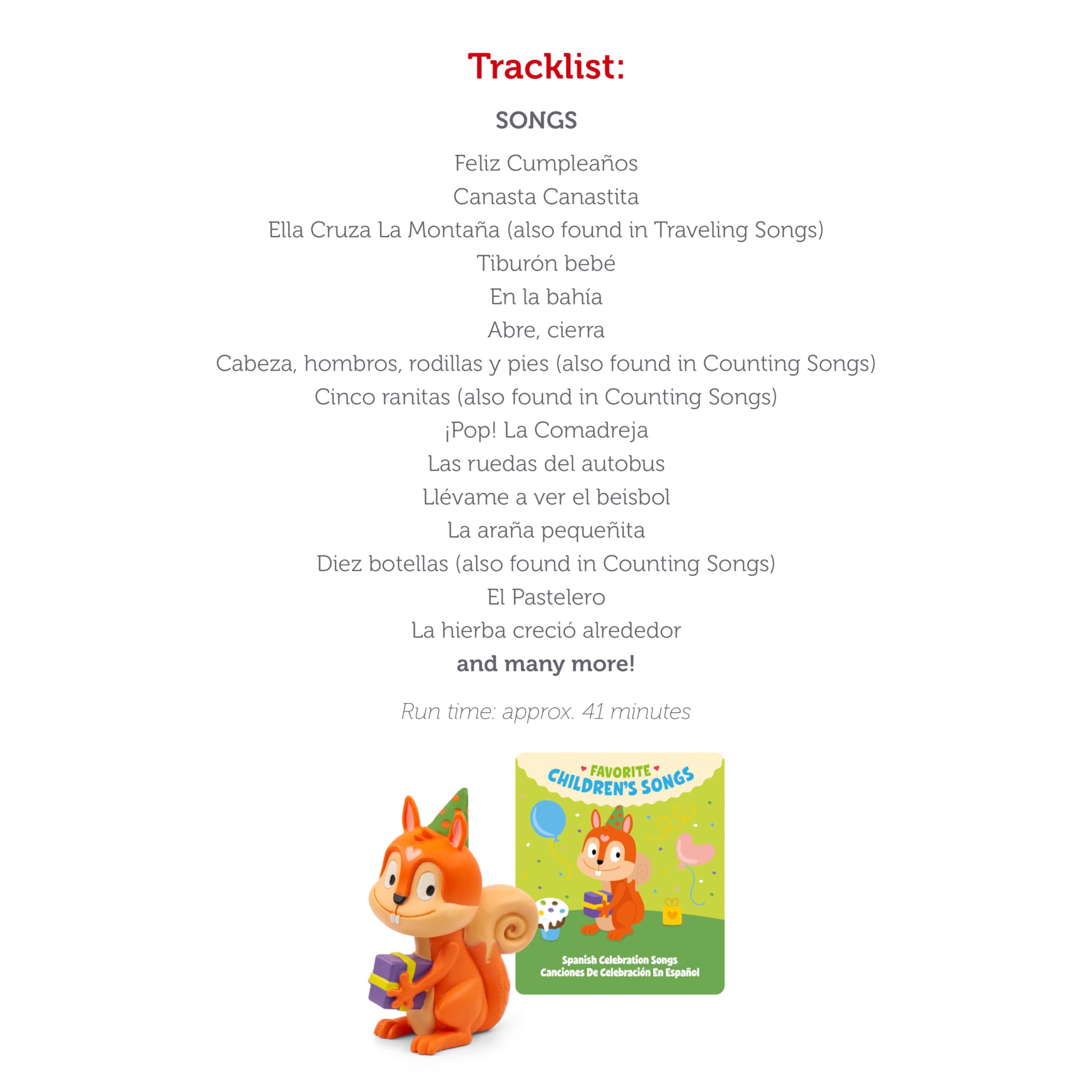 Foto 5 pulgar | Audio Play Character Tonies Songs Spanish Celebration - Venta Internacional.