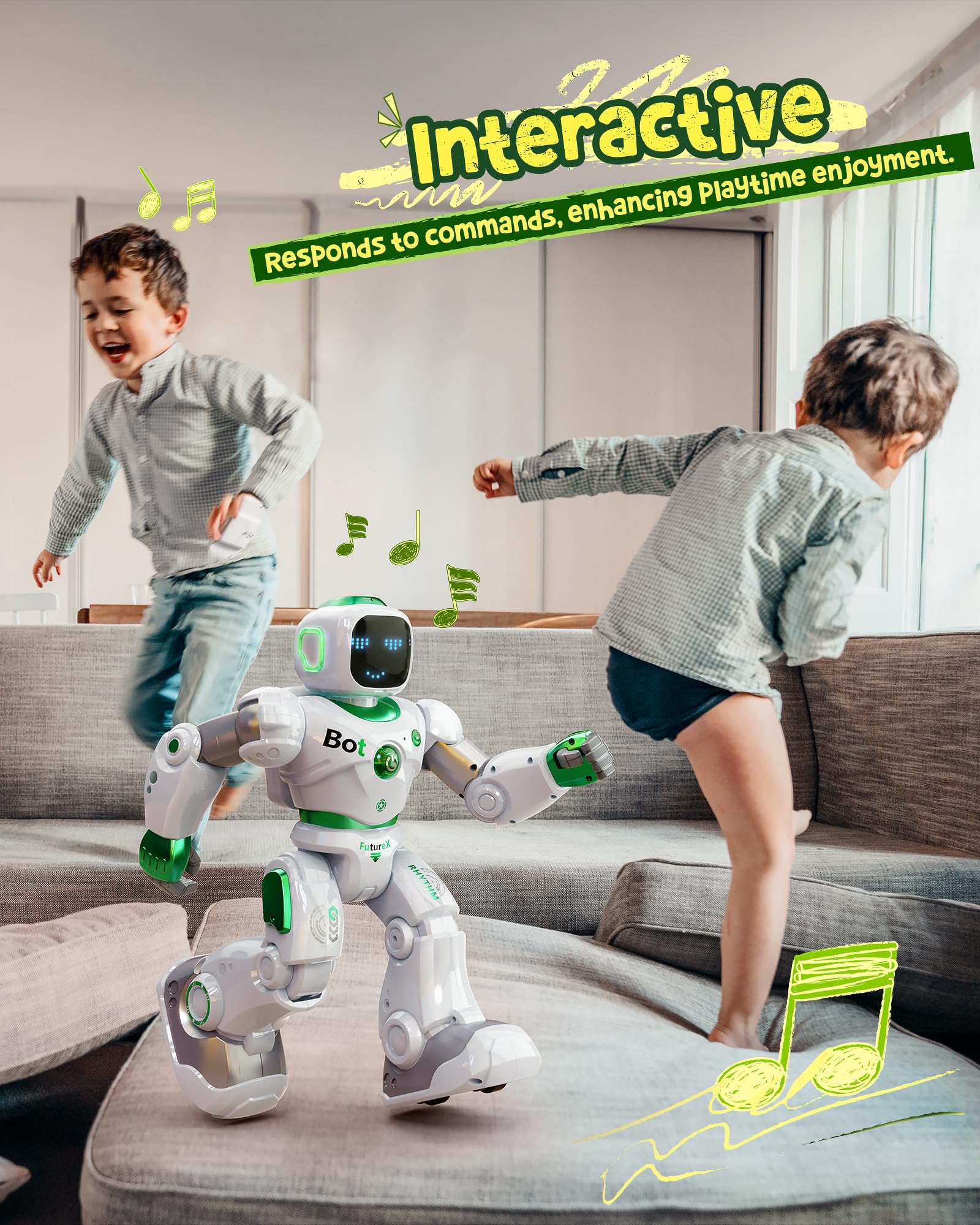 Foto 6 | Robot Toy Ruko Carle, Mando A Distancia Inteligente Grande Para Niños - Venta Internacional.