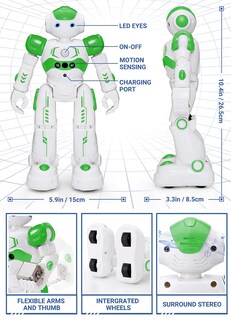 Foto 2 | Robot de Juguete KingsDragon con Control Remoto-Venta Internacional