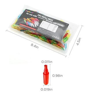 Foto 2 | Pinzas De Recarga Para Panel De Iluminación Led Riorand Magic, 280 Unidades - Venta Internacional.