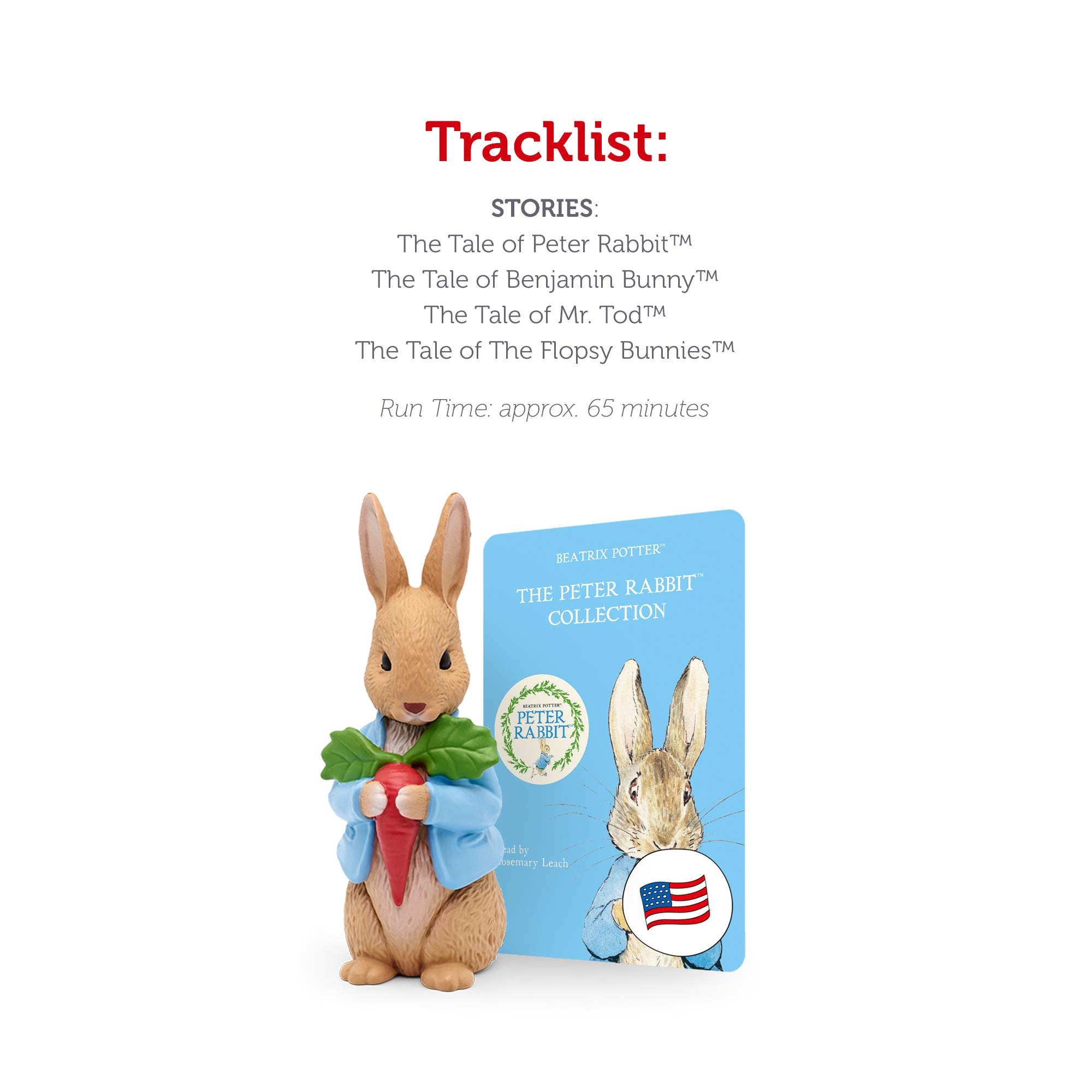 Foto 4 | El Personaje De Reproducción De Audio Tonies Peter Rabbit Con 4 Historias - Venta Internacional.