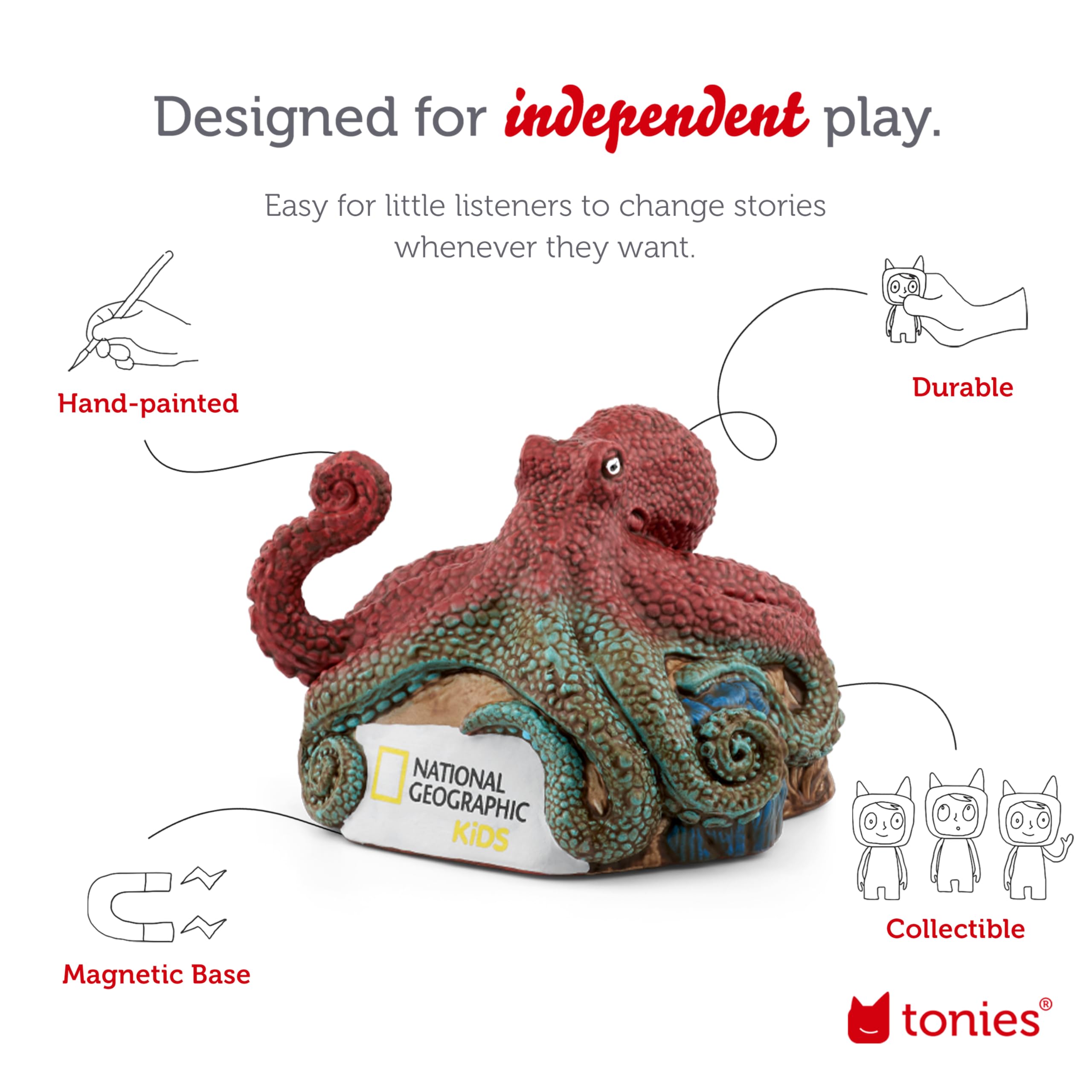 Foto 4 pulgar | Audiolibro National Geographic Octopus For Tonies - Venta Internacional