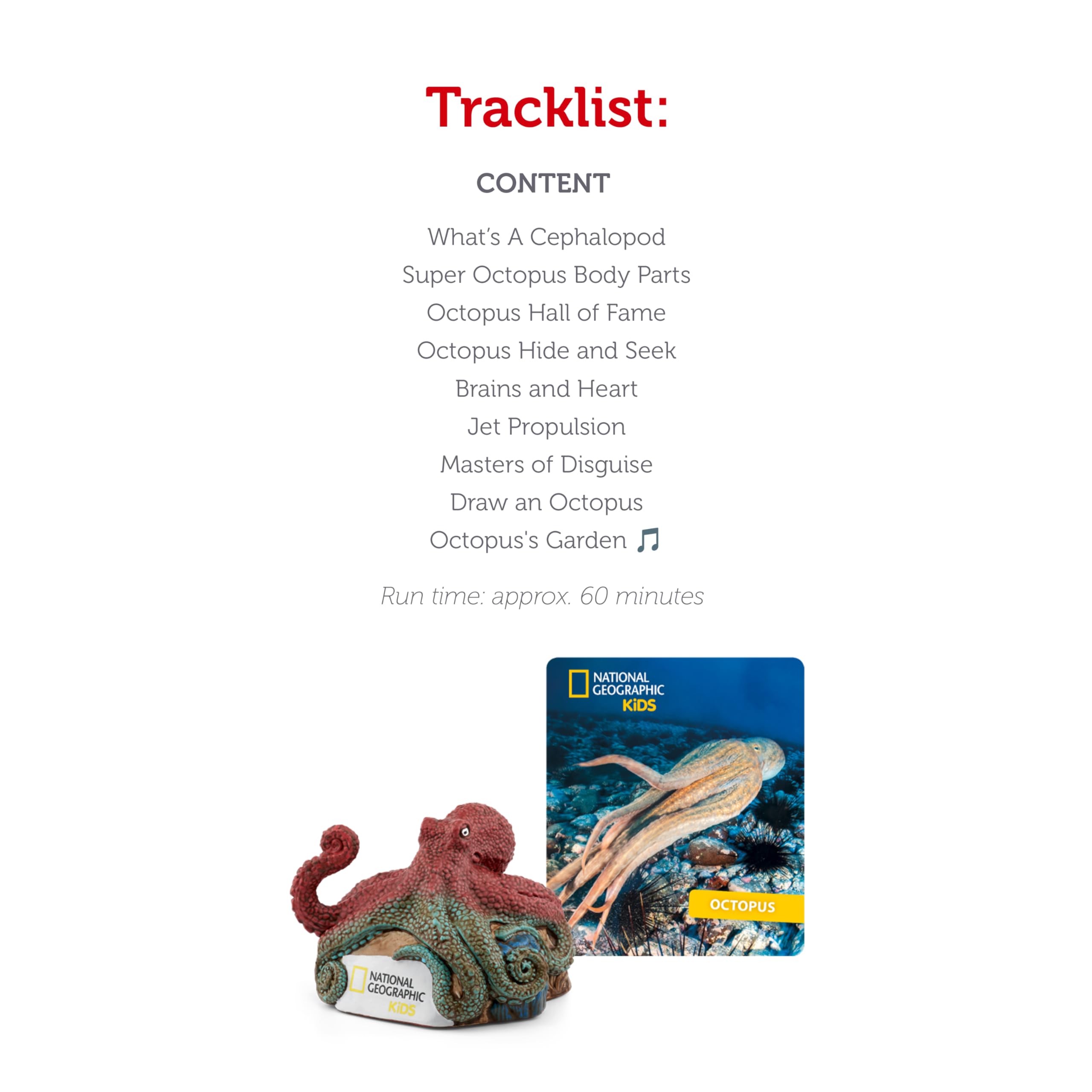 Foto 5 pulgar | Audiolibro National Geographic Octopus For Tonies - Venta Internacional
