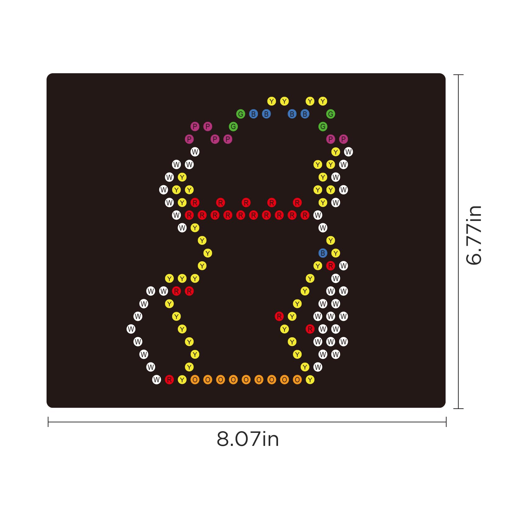 Foto 4 pulgar | Plantillas De Recarga Para Panel Led Magic Light Up Board, 20 Unidades - Venta Internacional.