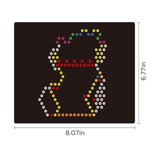 Foto 3 | Plantillas De Recarga Para Panel Led Magic Light Up Board, 20 Unidades - Venta Internacional.
