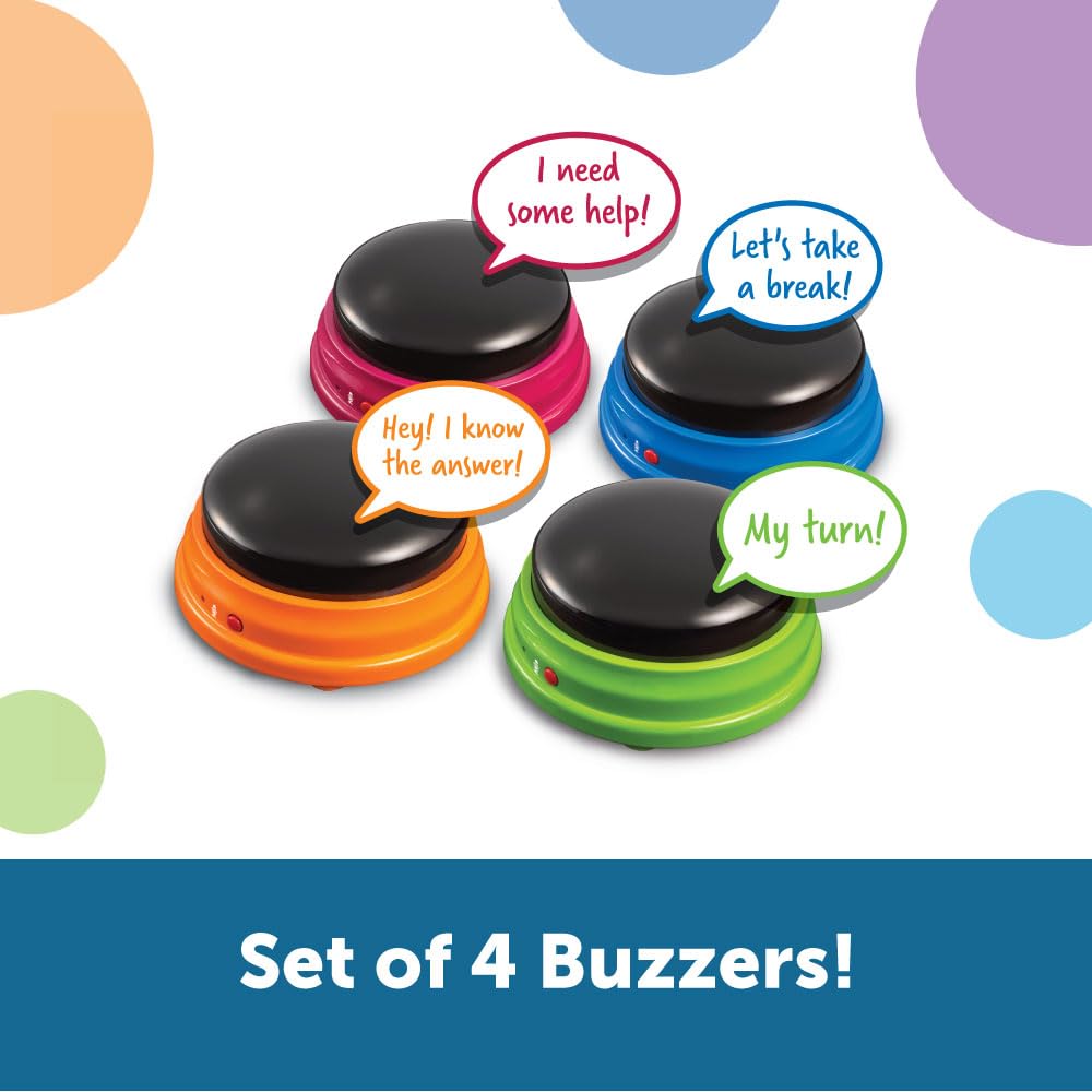 Foto 5 pulgar | Answer Buzzers Learning Resources, Juego Grabable De 4 - Venta Internacional.