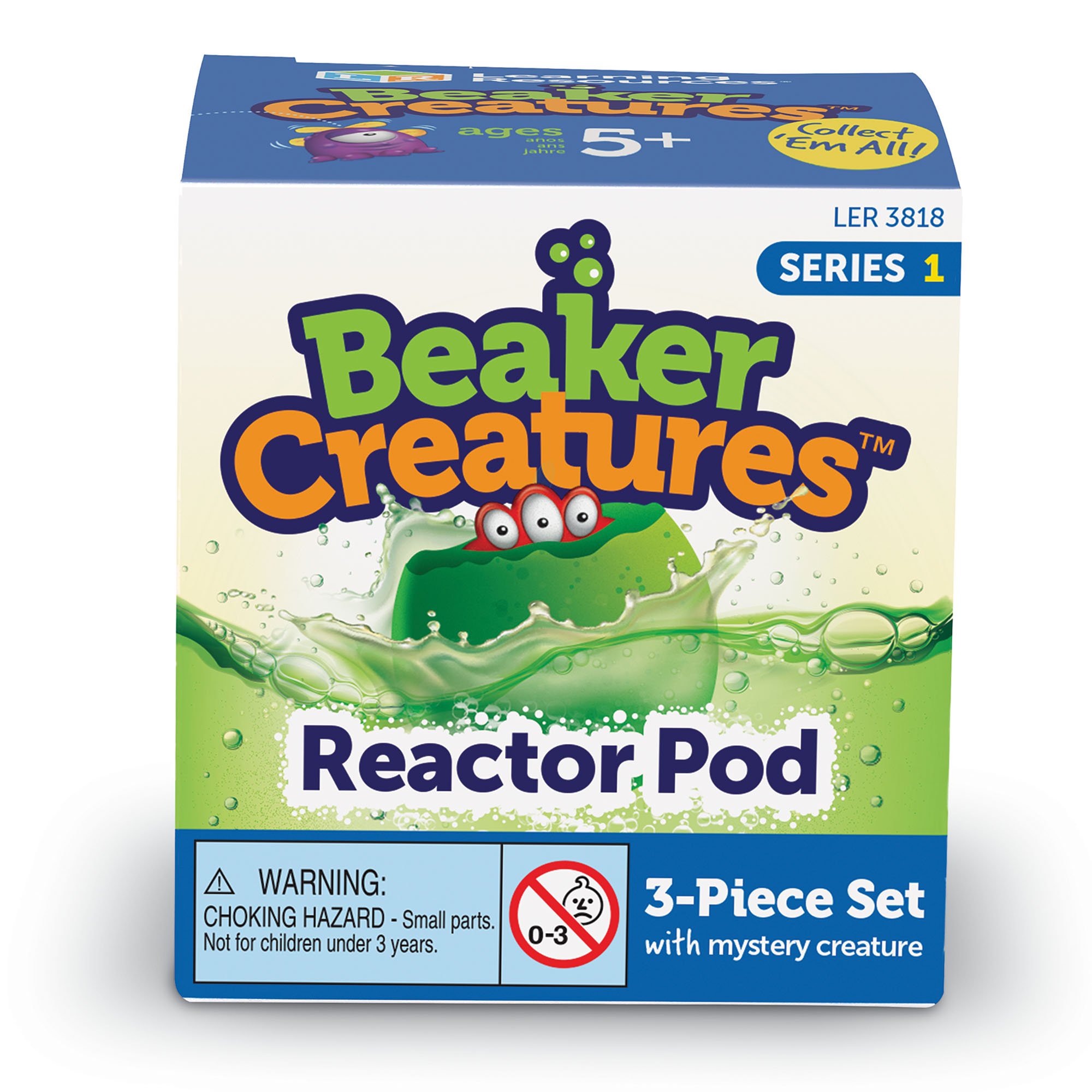 Foto 3 pulgar | Recursos De Aprendizaje De Juguetes Científicos Beaker Creatures Reactor Pod - Venta Internacional.