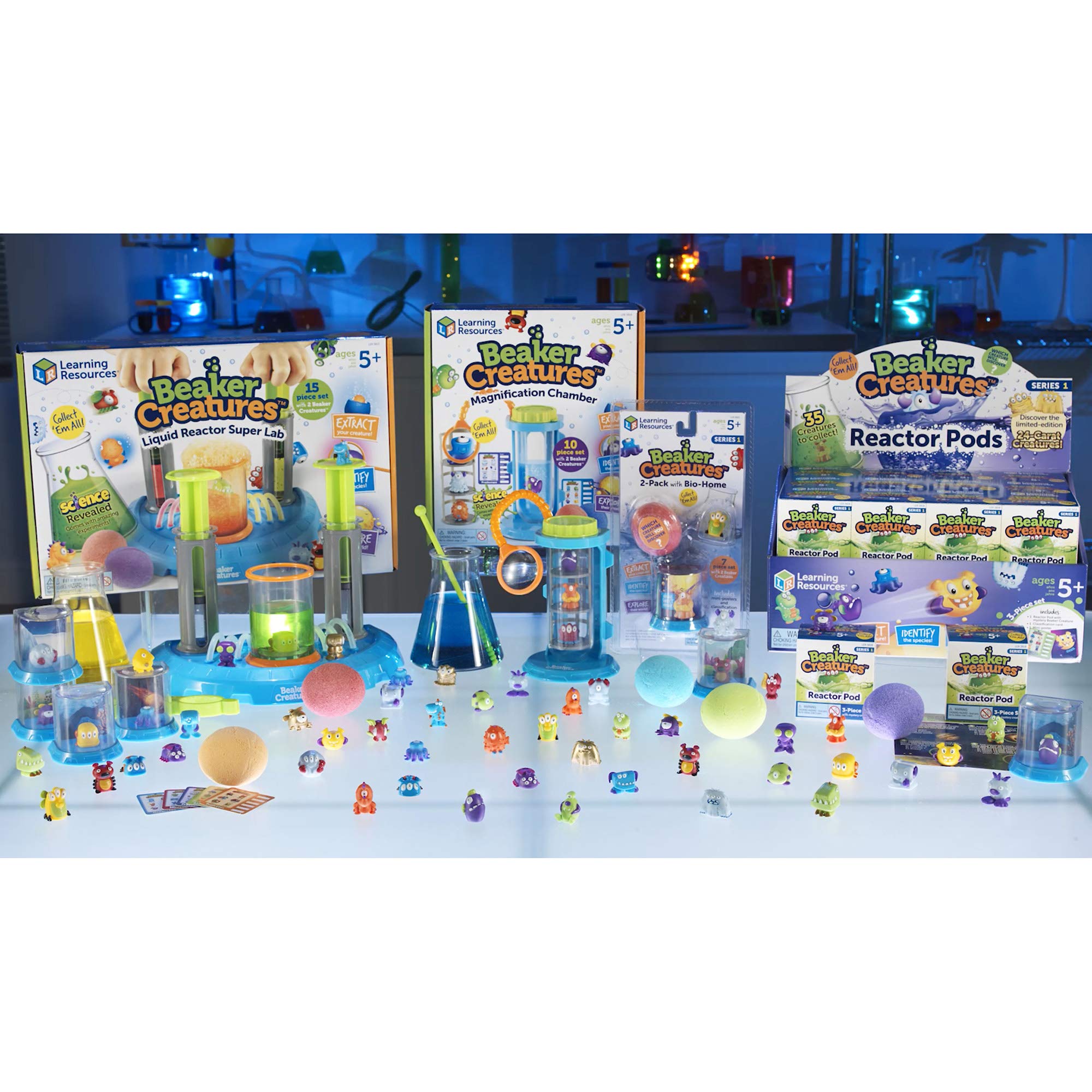 Foto 4 | Recursos De Aprendizaje De Juguetes Científicos Beaker Creatures Reactor Pod - Venta Internacional.