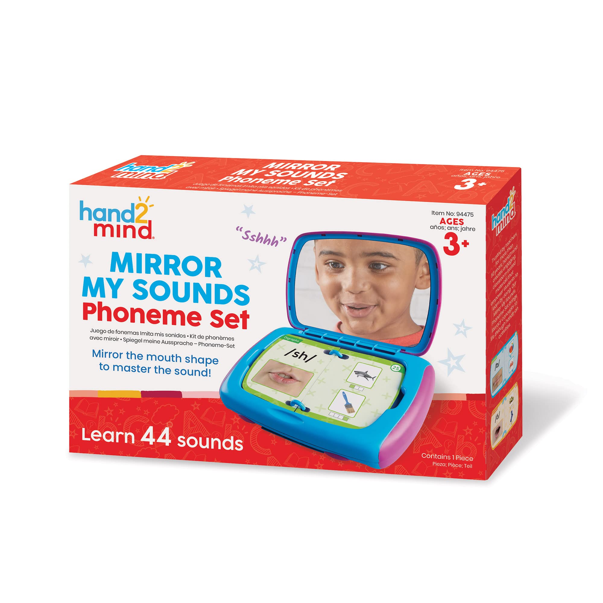 Foto 2 pulgar | Set De Fonemas Hand2mind Mirror My Sounds Phonics Kindergarten - Venta Internacional.