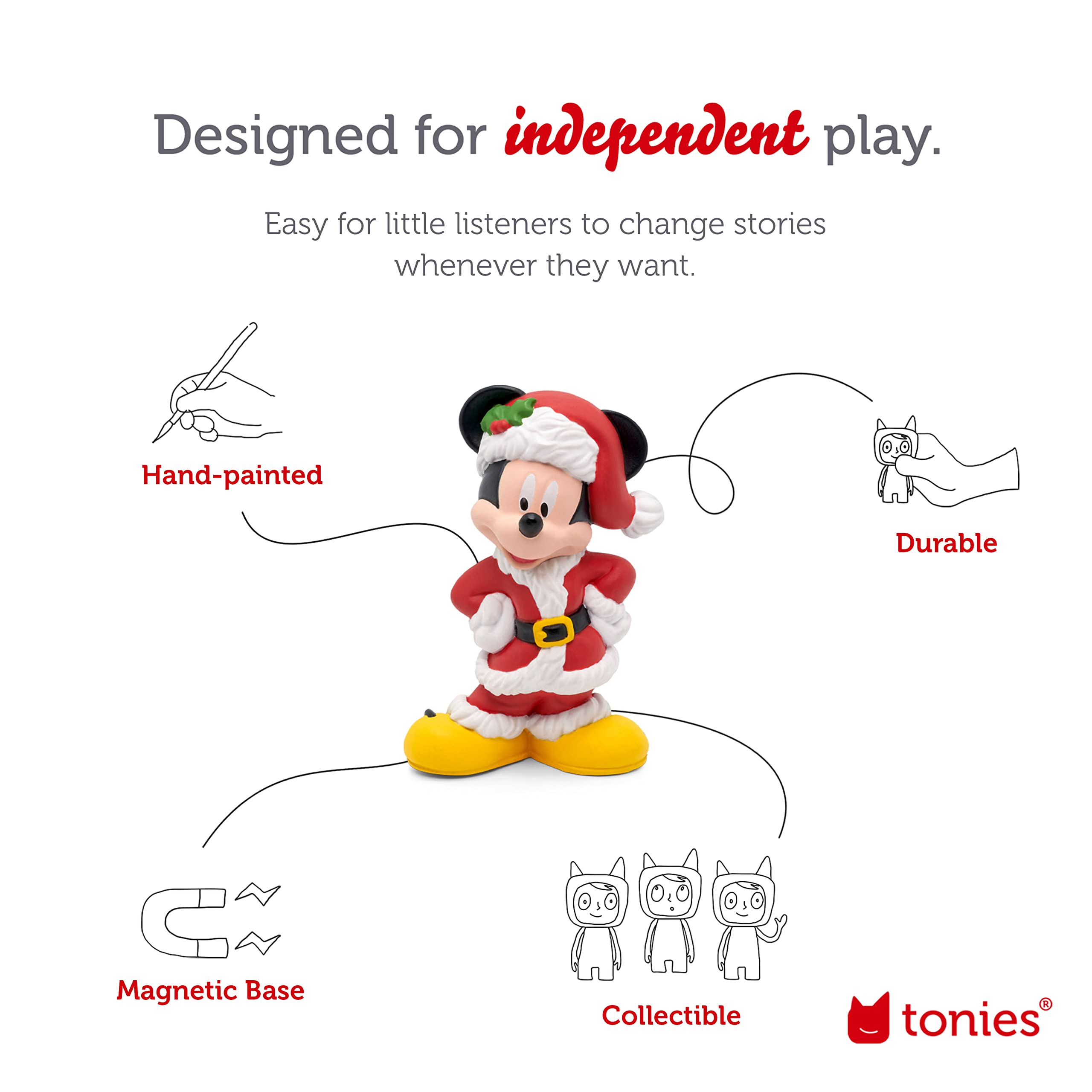 Foto 4 pulgar | El Personaje De Reproducción De Audio Tonies Mickey's Christmas With Toy - Venta Internacional.