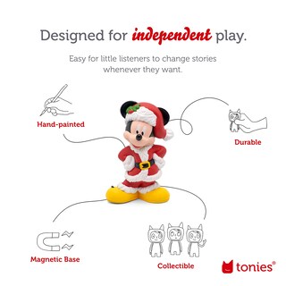 Foto 3 | El Personaje De Reproducción De Audio Tonies Mickey's Christmas With Toy - Venta Internacional.